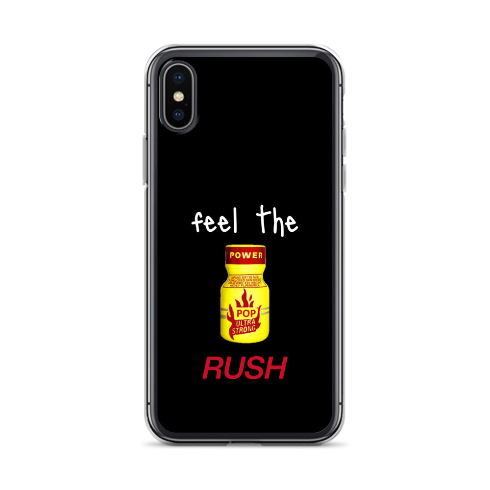 Feel The Rush Apple iPhone Cell Phone Case iPhone X XS clear-case-for-iphone-iphone-x-xs-case-on-phone-64127761a6b7b