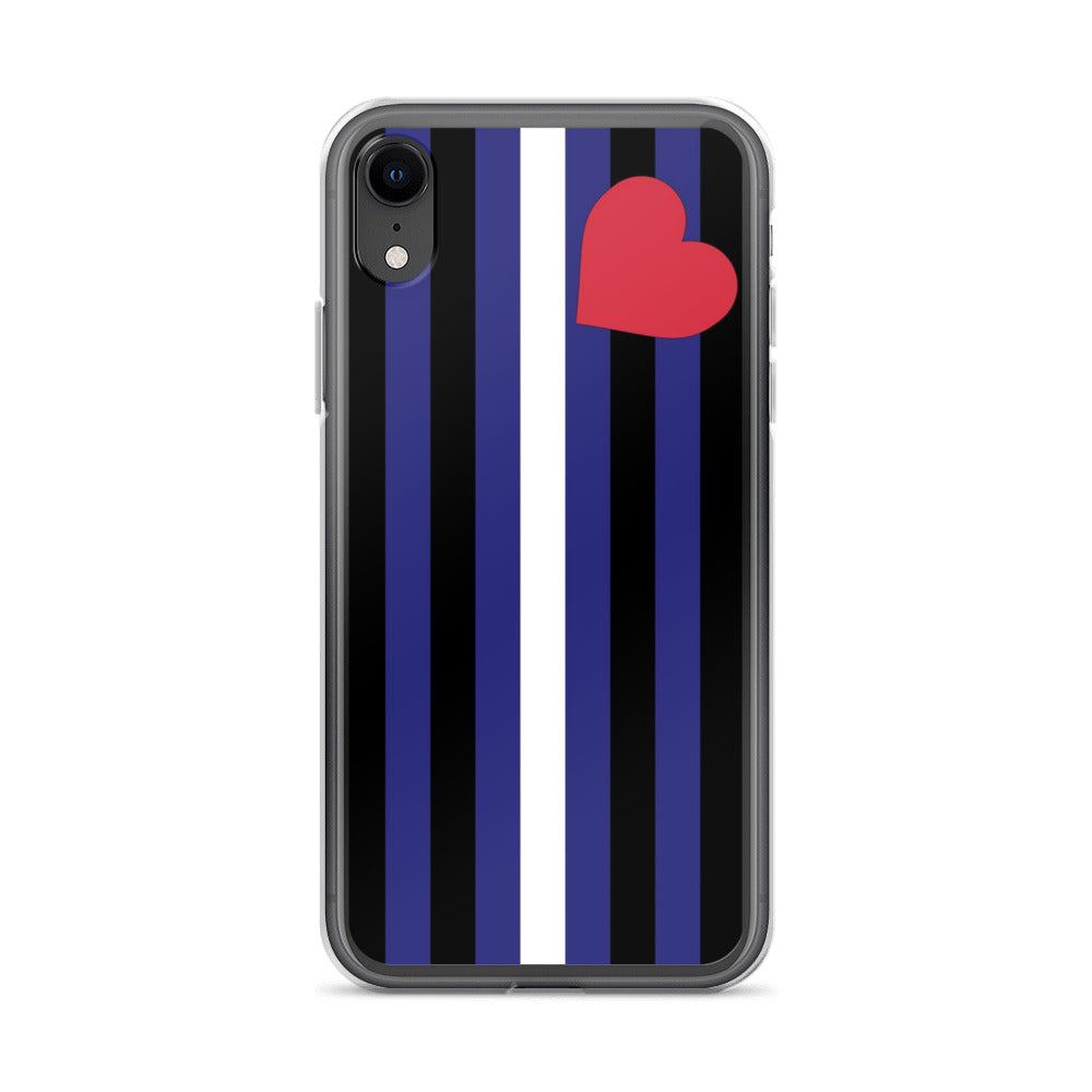 Leather Pride Flag Apple iPhone Cell Phone Case iPhone XR clear-case-for-iphone-iphone-xr-case-on-phone-642f16bd6c4d4