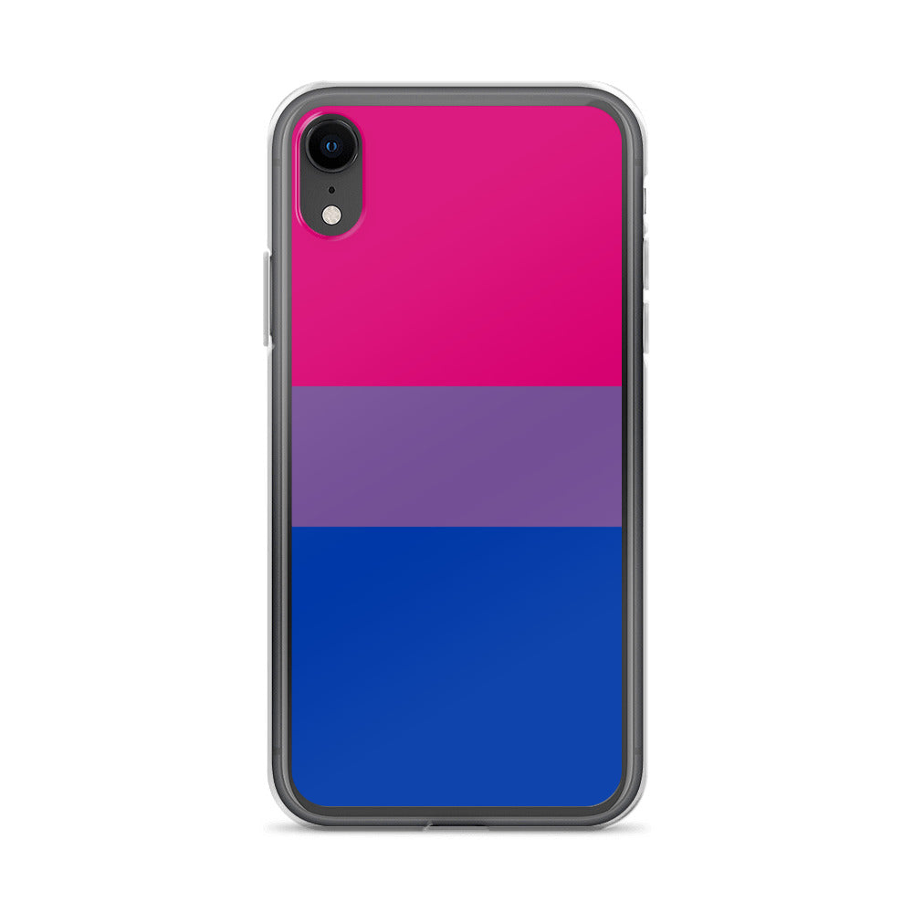 Bisexual Bi Pride Apple iPhone Cell Phone Case iPhone SE Bisexual clear-case-for-iphone-iphone-xr-case-on-phone-642f59445fcc2