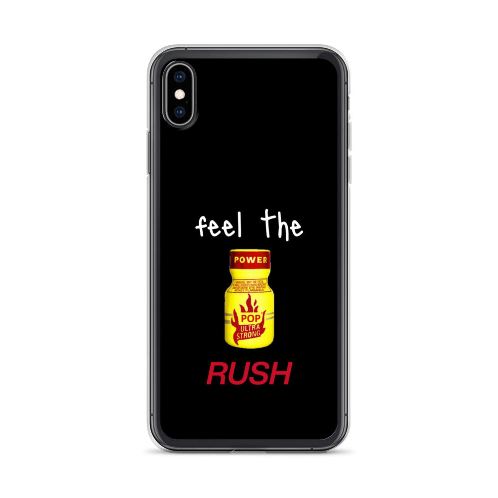 Feel The Rush Apple iPhone Cell Phone Case clear-case-for-iphone-iphone-xs-max-case-on-phone-64127761a6eec