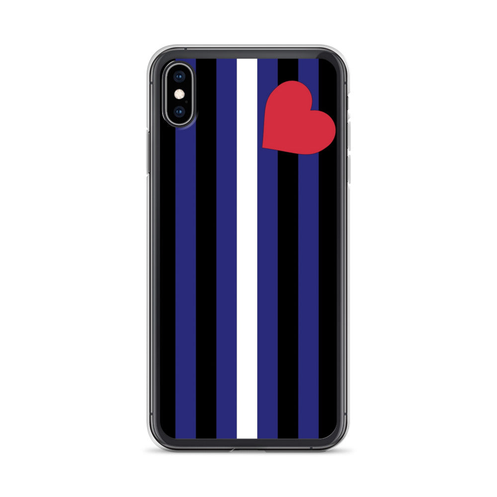 Leather Pride Flag Apple iPhone Cell Phone Case clear-case-for-iphone-iphone-xs-max-case-on-phone-642f16bd6c52a