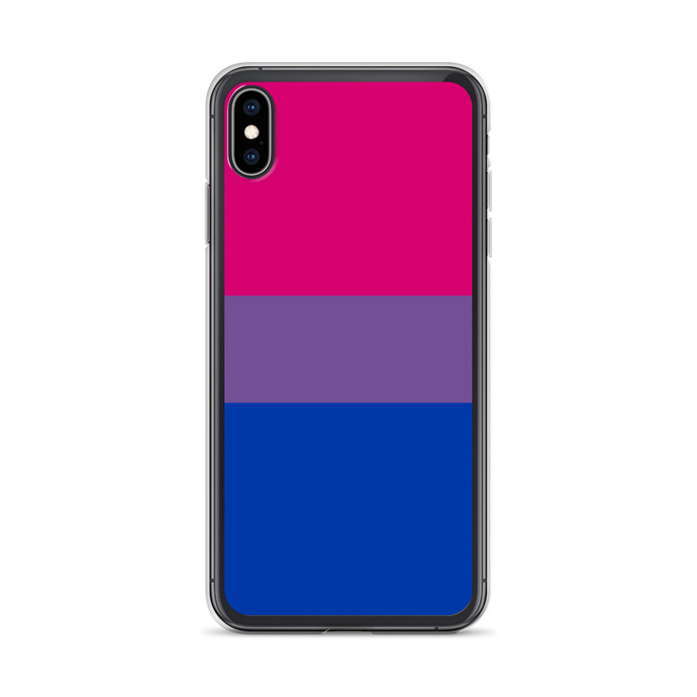 Bisexual Bi Pride Apple iPhone Cell Phone Case clear-case-for-iphone-iphone-xs-max-case-on-phone-642f59445fd16