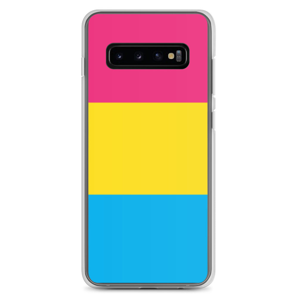 Pansexual Pan Pride Flag Samsung Galaxy Cell Phone Case Samsung Galaxy S10 Pansexual clear-case-for-samsung-samsung-galaxy-s10--case-on-phone-640a9fc6c96e1