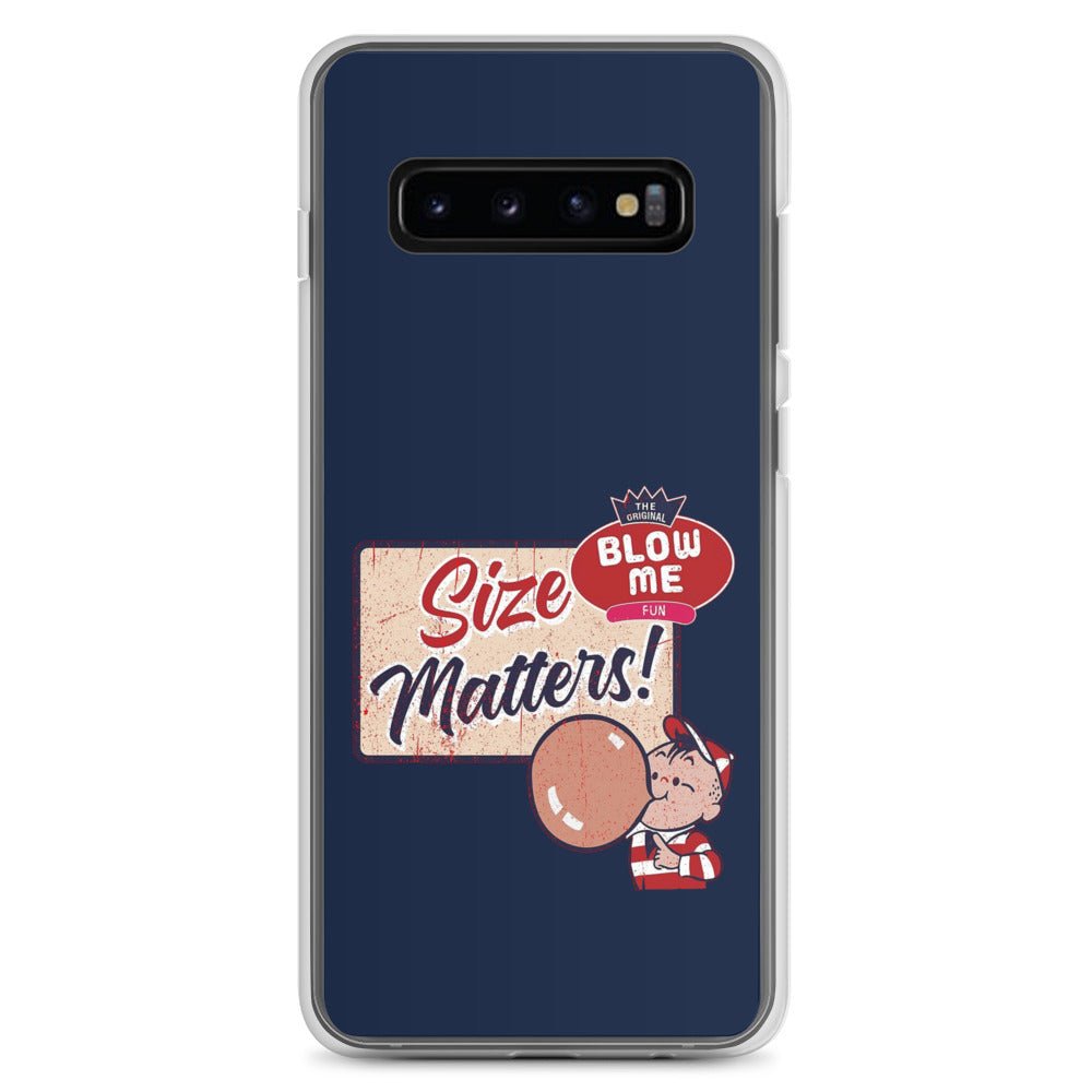 Size Matters Samsung Galaxy Phone Case Samsung Galaxy S10+ clear-case-for-samsung-samsung-galaxy-s10--case-on-phone-6412557f0d302