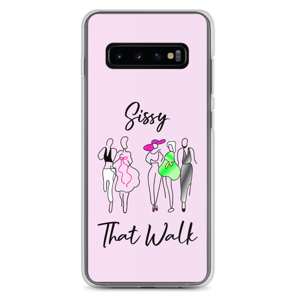 Sissy That Walk Samsung Galaxy Cell Phone Case Samsung Galaxy S10+ clear-case-for-samsung-samsung-galaxy-s10--case-on-phone-641273266882f