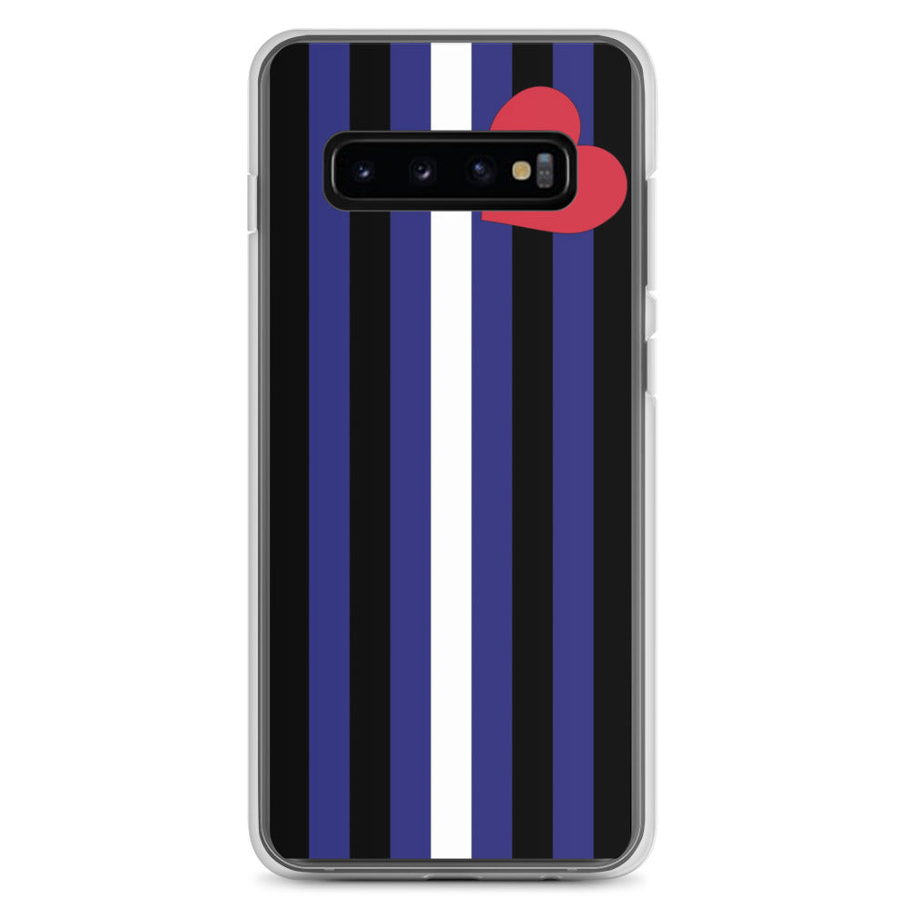 Leather Pride Flag Samsung Galaxy Cell Phone Case Samsung Galaxy S10+ clear-case-for-samsung-samsung-galaxy-s10--case-on-phone-642396e0ea439