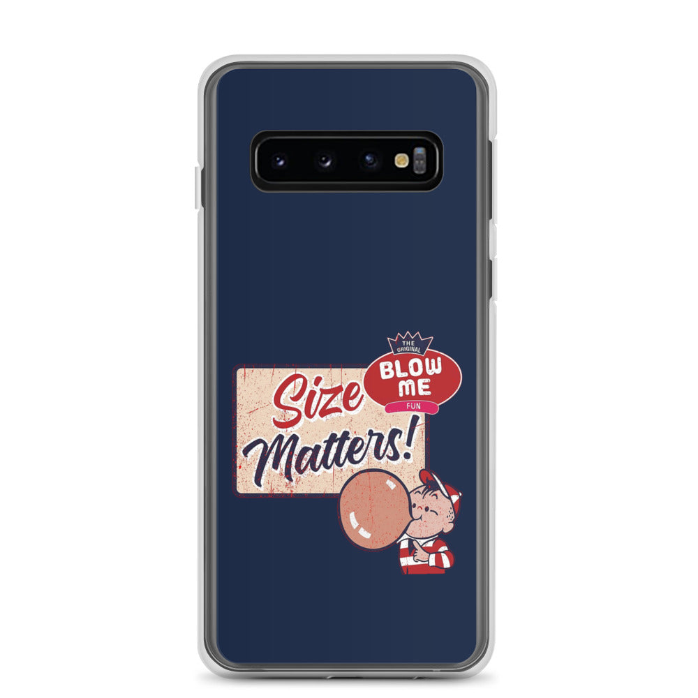 Size Matters Samsung Galaxy Phone Case Samsung Galaxy S10 clear-case-for-samsung-samsung-galaxy-s10-case-on-phone-6412557f0d1cd