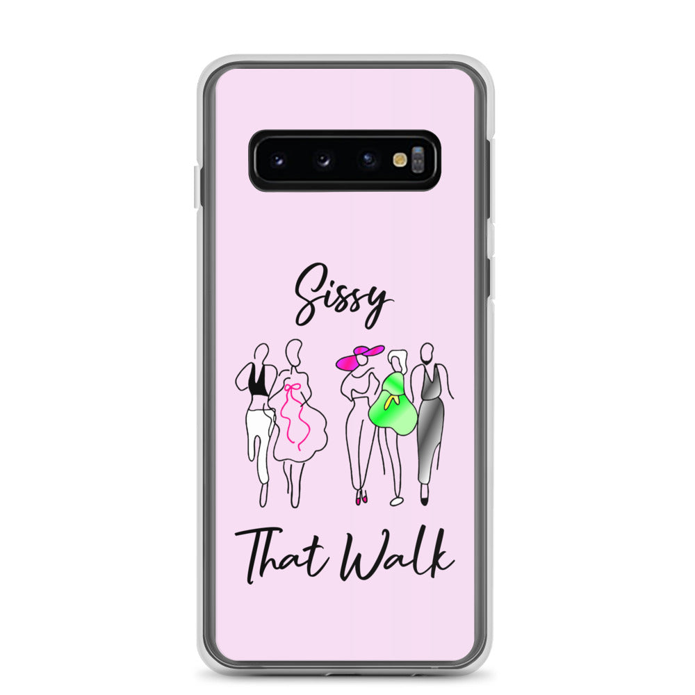 Sissy That Walk Samsung Galaxy Cell Phone Case Samsung Galaxy S10 clear-case-for-samsung-samsung-galaxy-s10-case-on-phone-641273266870e