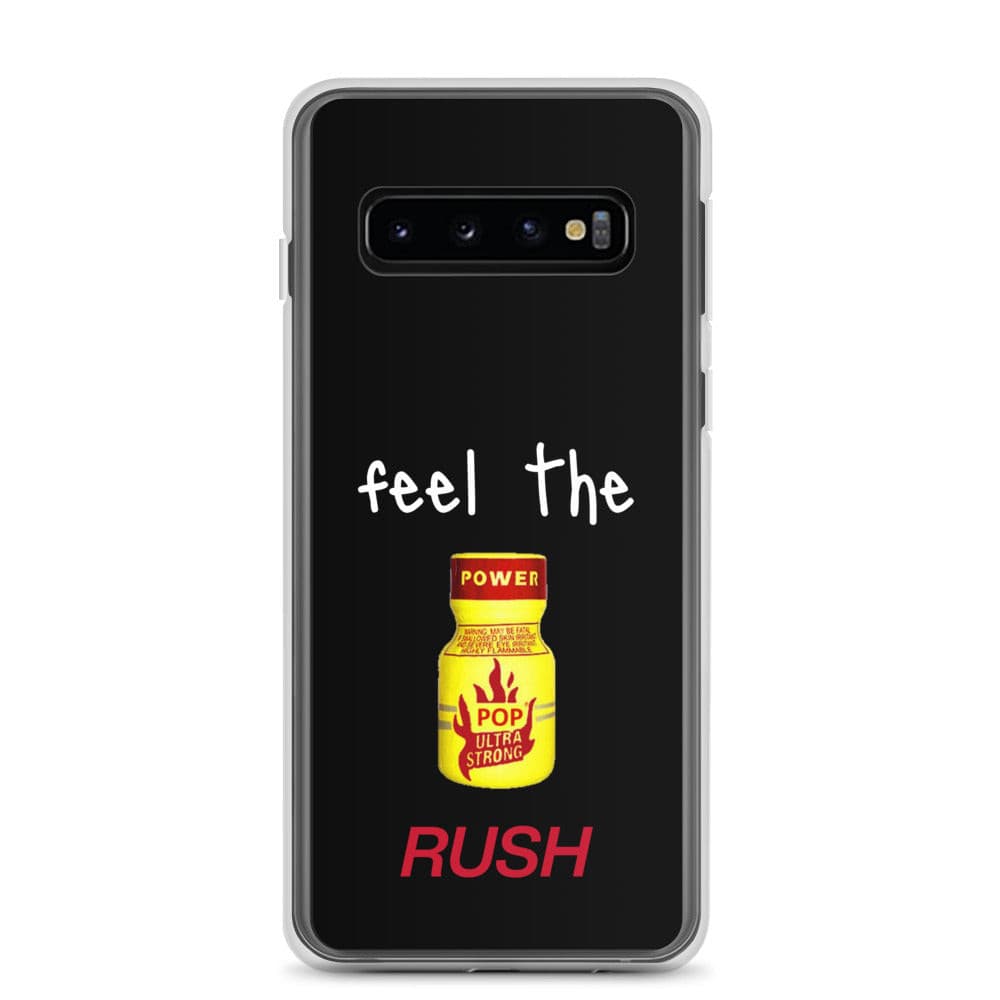 Feel The Rush Samsung Galaxy Cell Phone Case Samsung Galaxy S10 clear-case-for-samsung-samsung-galaxy-s10-case-on-phone-6412772f43880