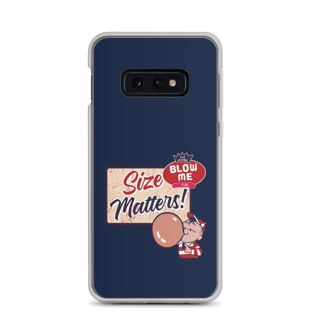 Size Matters Samsung Galaxy Phone Case Samsung Galaxy S10e clear-case-for-samsung-samsung-galaxy-s10e-case-on-phone-6412557f0d3ff