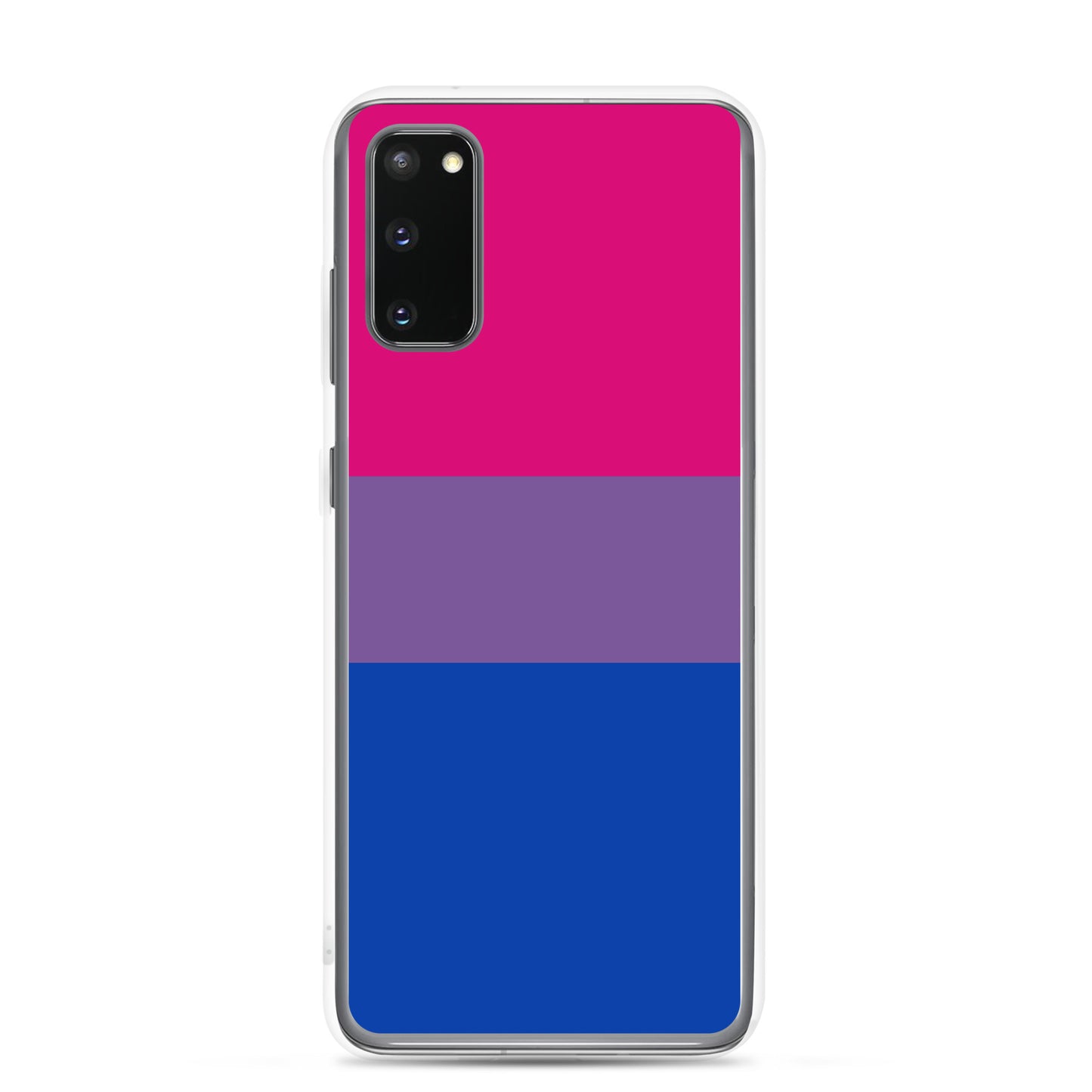 Bisexual Bi Pride Samsung Galaxy Cell Phone Case Samsung Galaxy S20 Bisexual clear-case-for-samsung-samsung-galaxy-s20-case-on-phone-640a9ac71c6bc