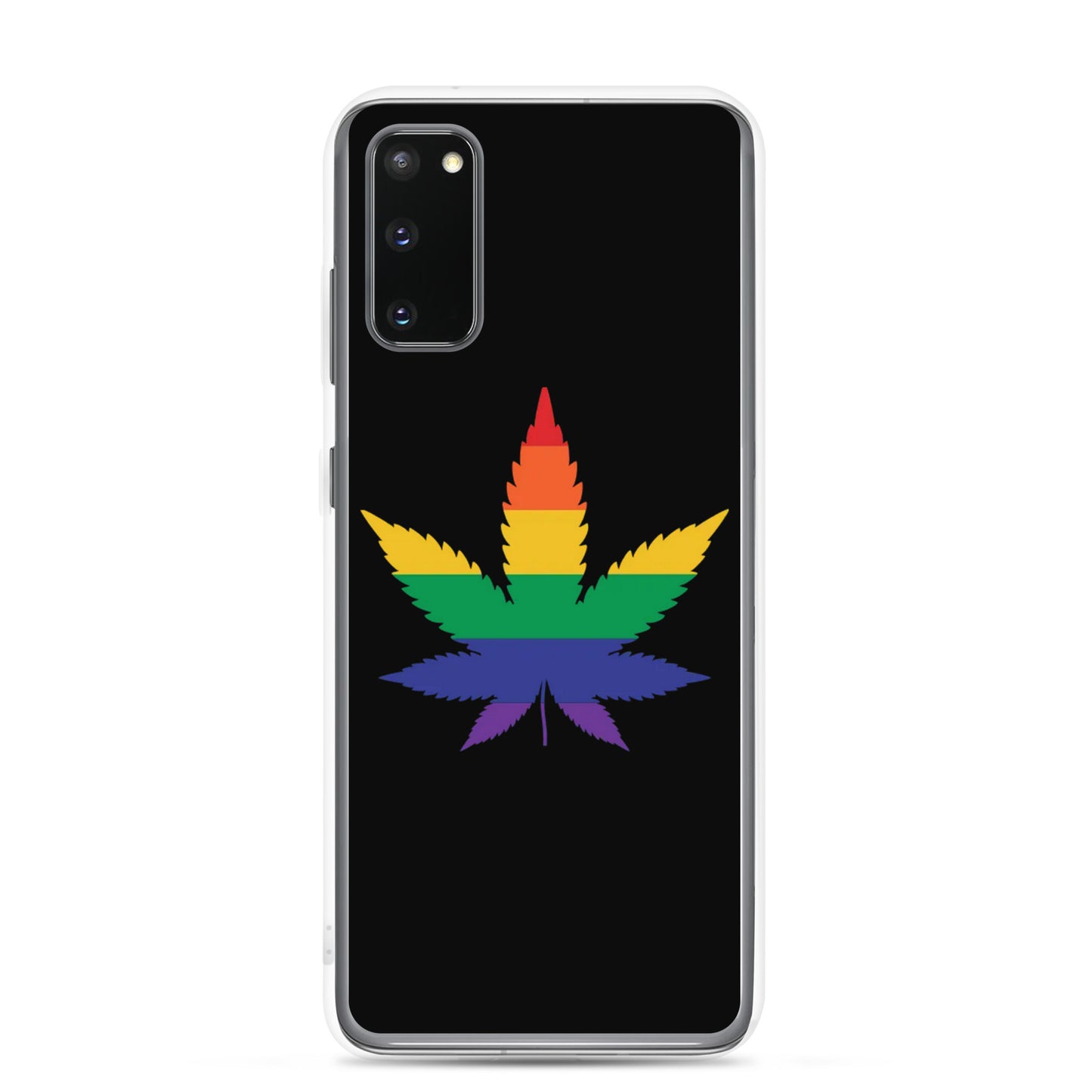 LGBTQ Pride Samsung Galaxy Cell Phone Case - Weed Samsung Galaxy S20 Pride clear-case-for-samsung-samsung-galaxy-s20-case-on-phone-6412654b1dc1e