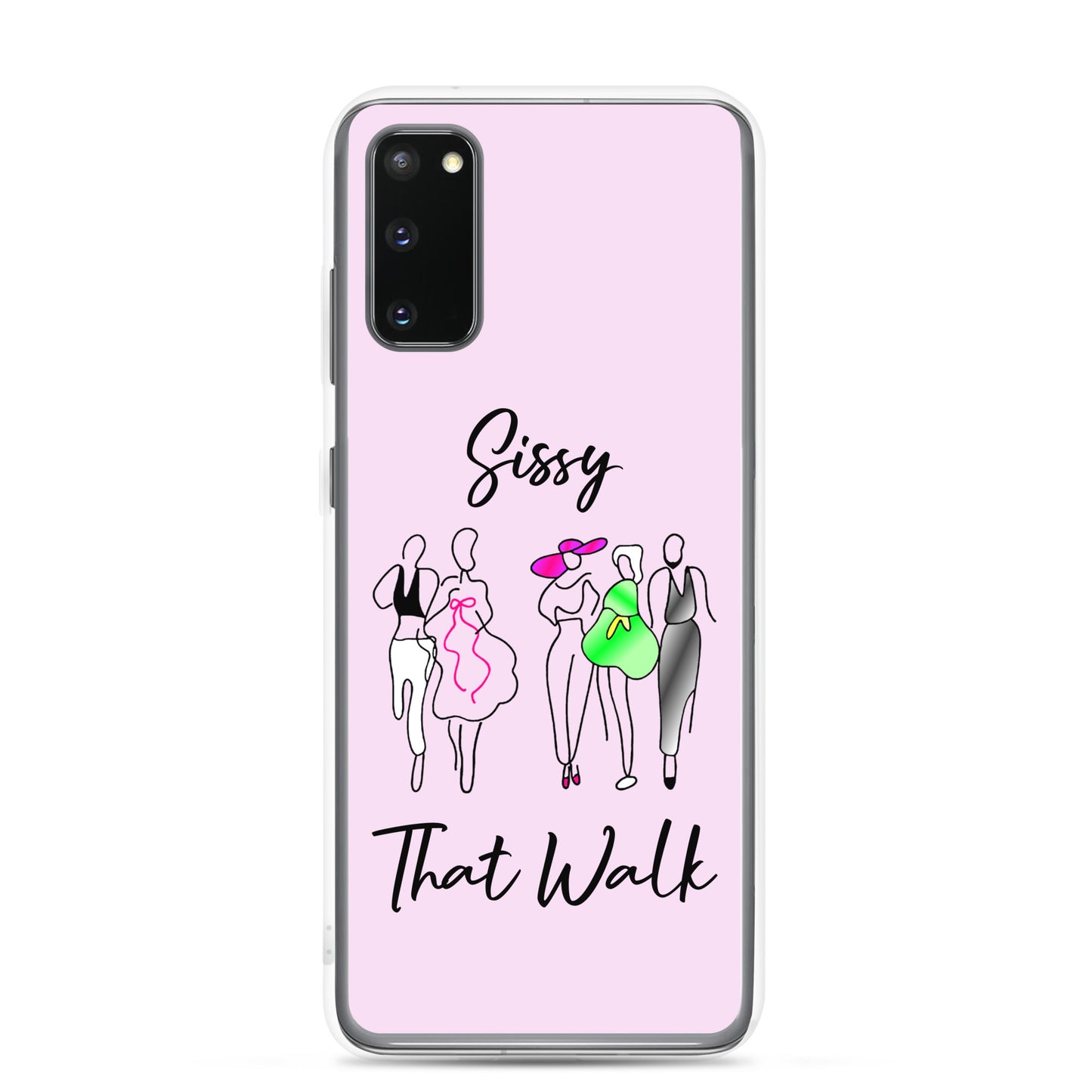 Sissy That Walk Samsung Galaxy Cell Phone Case Samsung Galaxy S20 clear-case-for-samsung-samsung-galaxy-s20-case-on-phone-64127326689fb