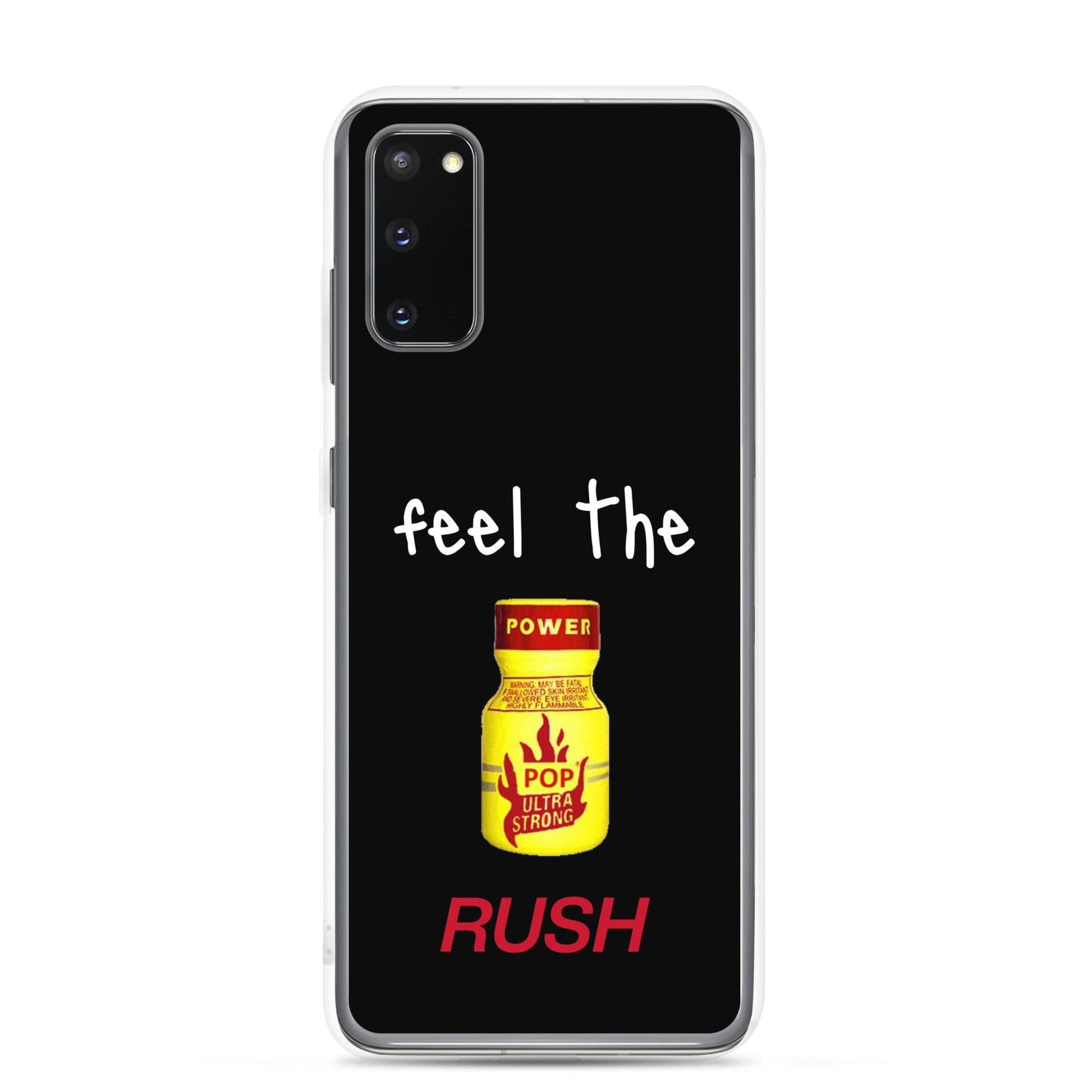 Feel The Rush Samsung Galaxy Cell Phone Case Samsung Galaxy S20 clear-case-for-samsung-samsung-galaxy-s20-case-on-phone-6412772f43bbf