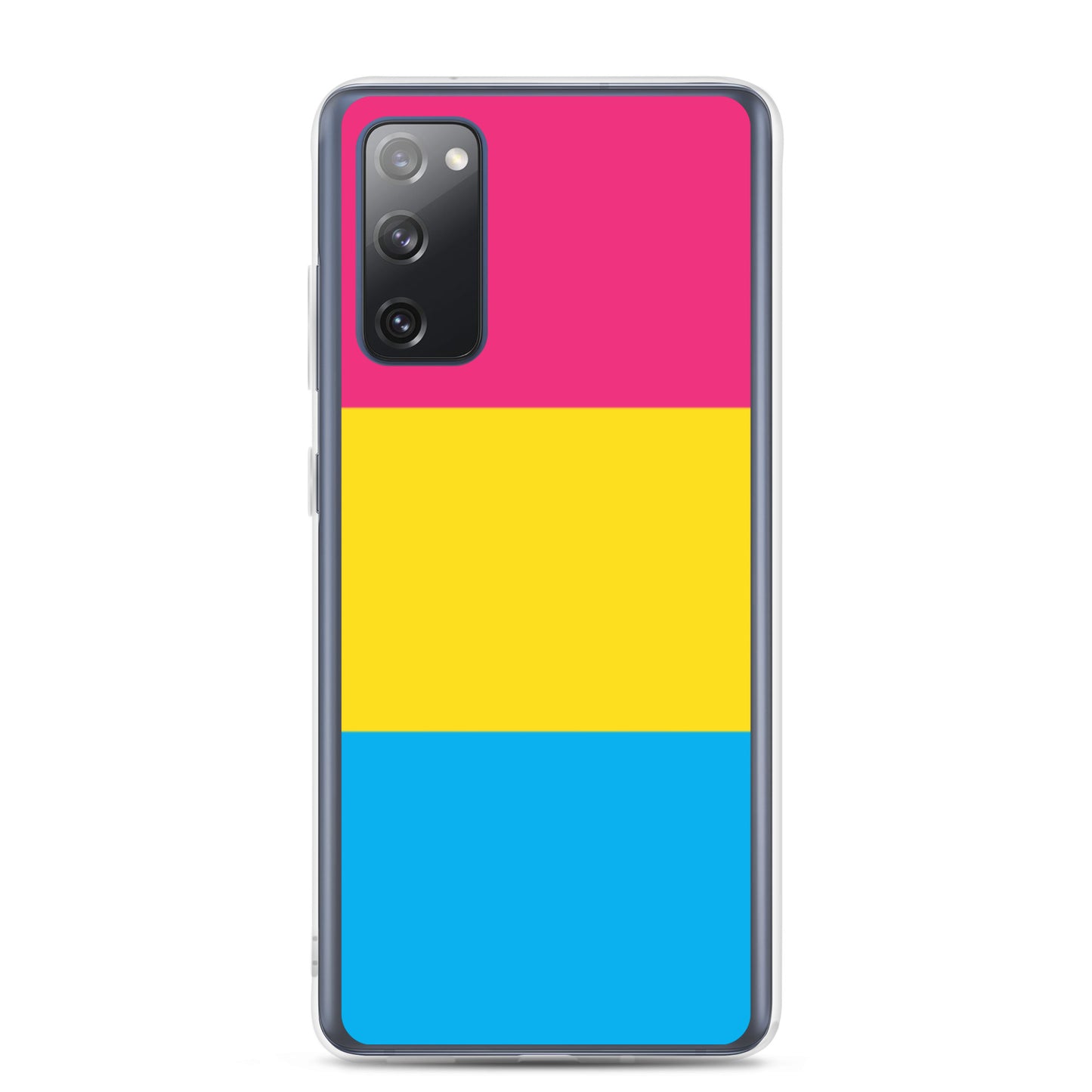 Pansexual Pan Pride Flag Samsung Galaxy Cell Phone Case clear-case-for-samsung-samsung-galaxy-s20-fe-case-on-phone-640a9fc6c97b0