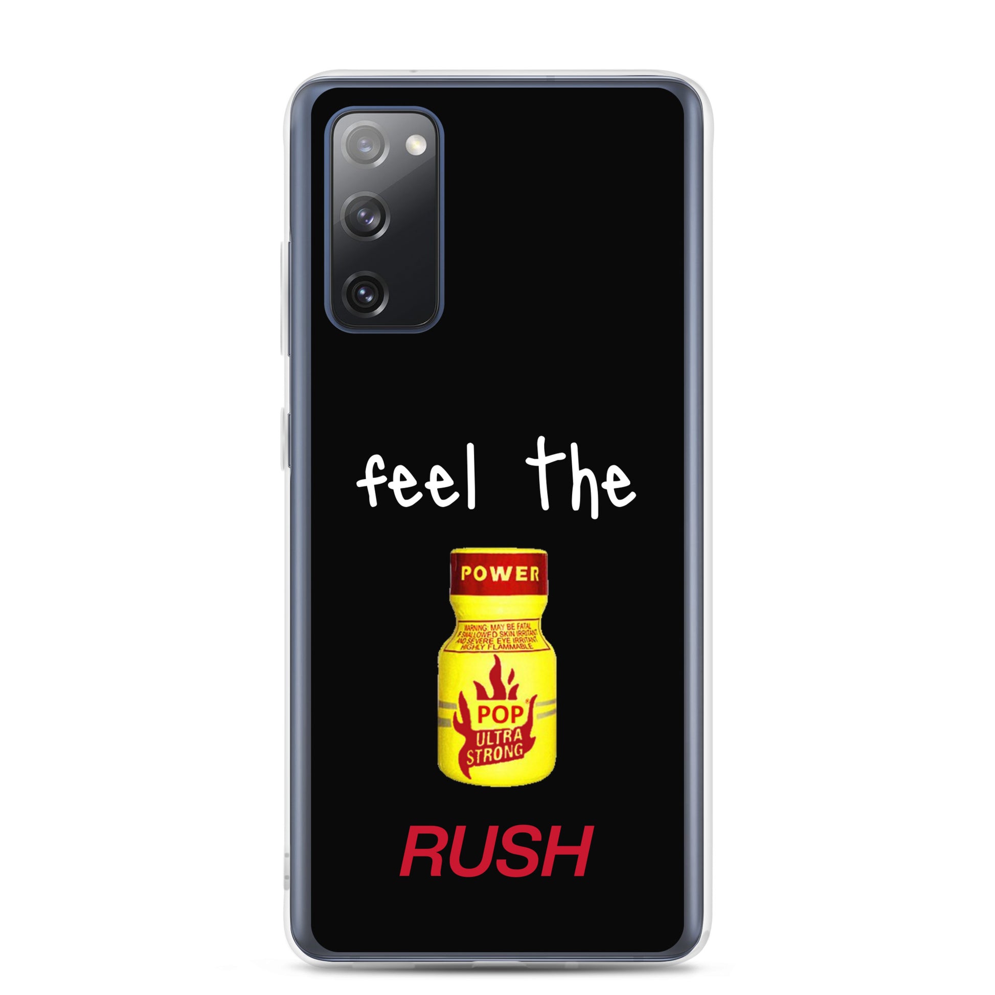 Feel The Rush Samsung Galaxy Cell Phone Case clear-case-for-samsung-samsung-galaxy-s20-fe-case-on-phone-6412772f43c8f