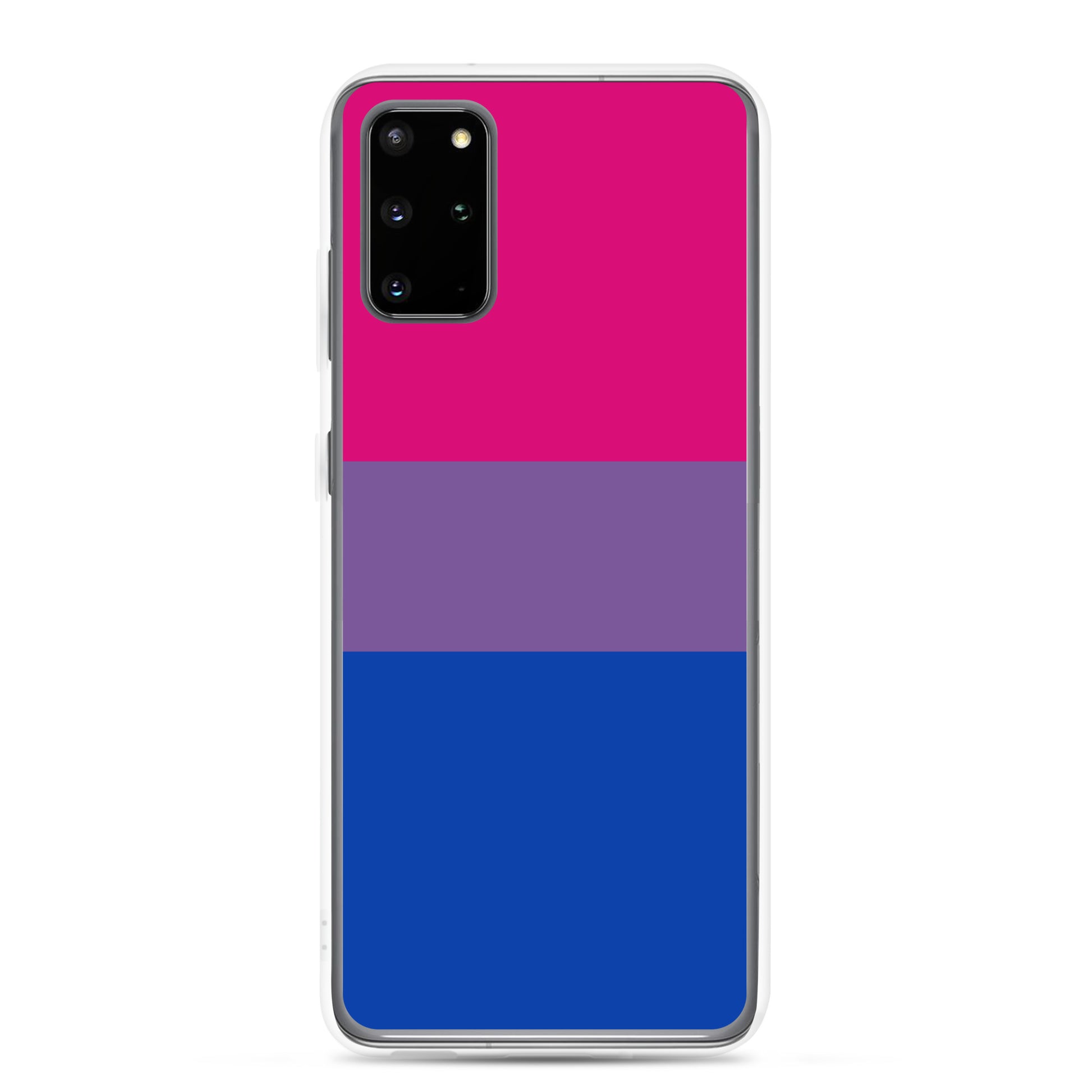 Bisexual Bi Pride Samsung Galaxy Cell Phone Case Samsung Galaxy S20 Plus Bisexual clear-case-for-samsung-samsung-galaxy-s20-plus-case-on-phone-640a9ac71c733