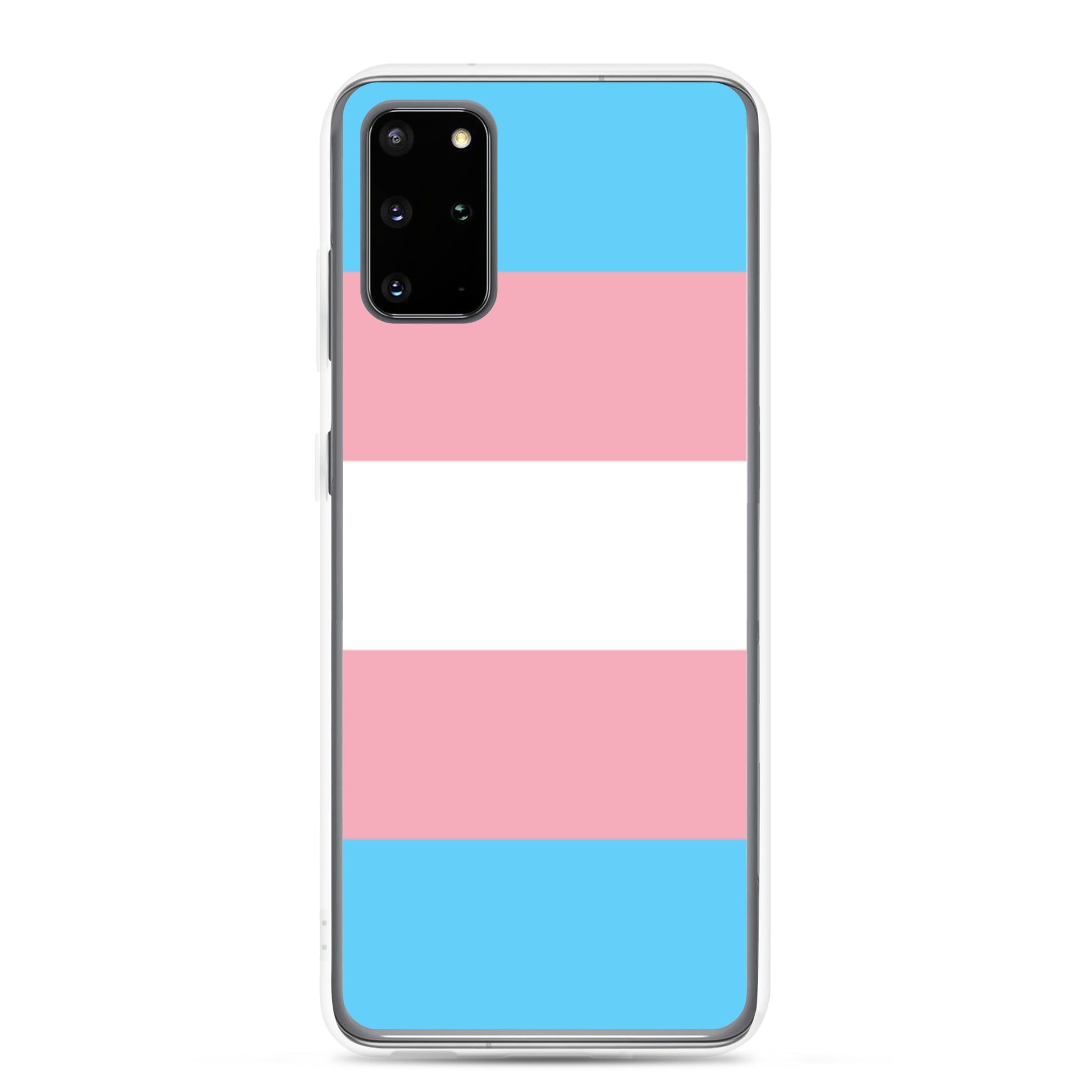 Transgender Trans Pride Flag Samsung Galaxy Cell Phone Case Samsung Galaxy S20 Plus Transgender clear-case-for-samsung-samsung-galaxy-s20-plus-case-on-phone-640aa2618e5e9