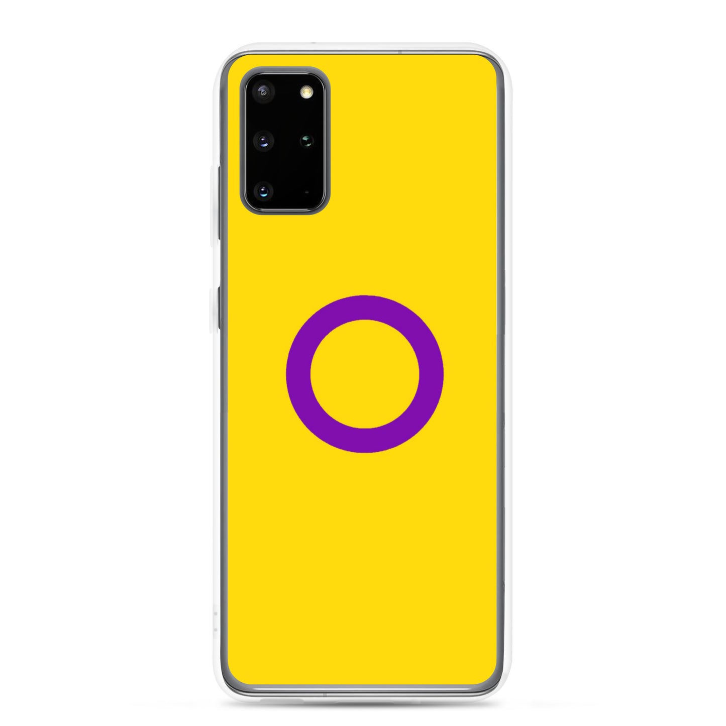 Intersex Pride Flag Samsung Galaxy Cell Phone Case Samsung Galaxy S20 Plus Intersex clear-case-for-samsung-samsung-galaxy-s20-plus-case-on-phone-640aa45da3430