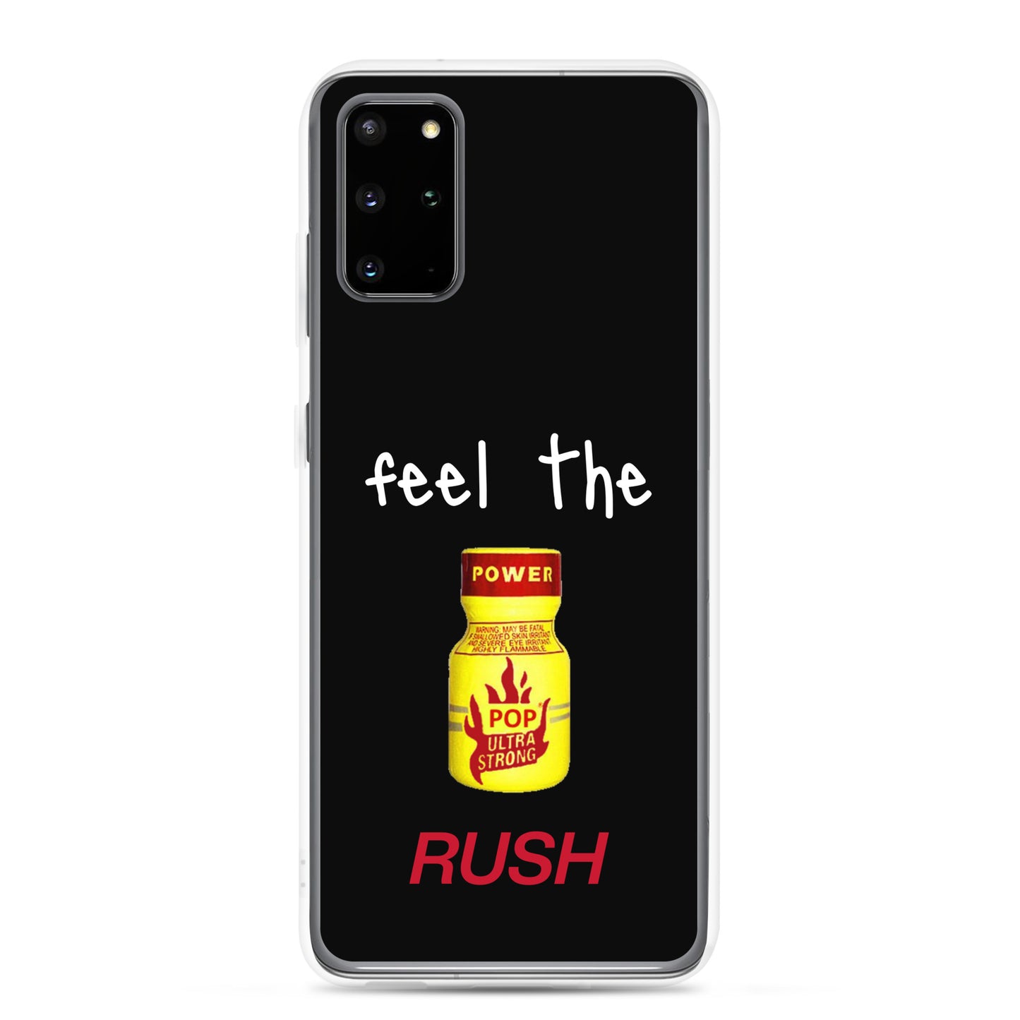 Feel The Rush Samsung Galaxy Cell Phone Case Samsung Galaxy S20 Plus clear-case-for-samsung-samsung-galaxy-s20-plus-case-on-phone-6412772f43d7b