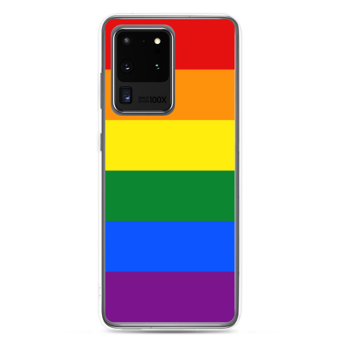 LGBTQ Pride Flag Samsung Galaxy Phone Case Samsung Galaxy S20 Ultra Pride clear-case-for-samsung-samsung-galaxy-s20-ultra-case-on-phone-640a98e2083fa