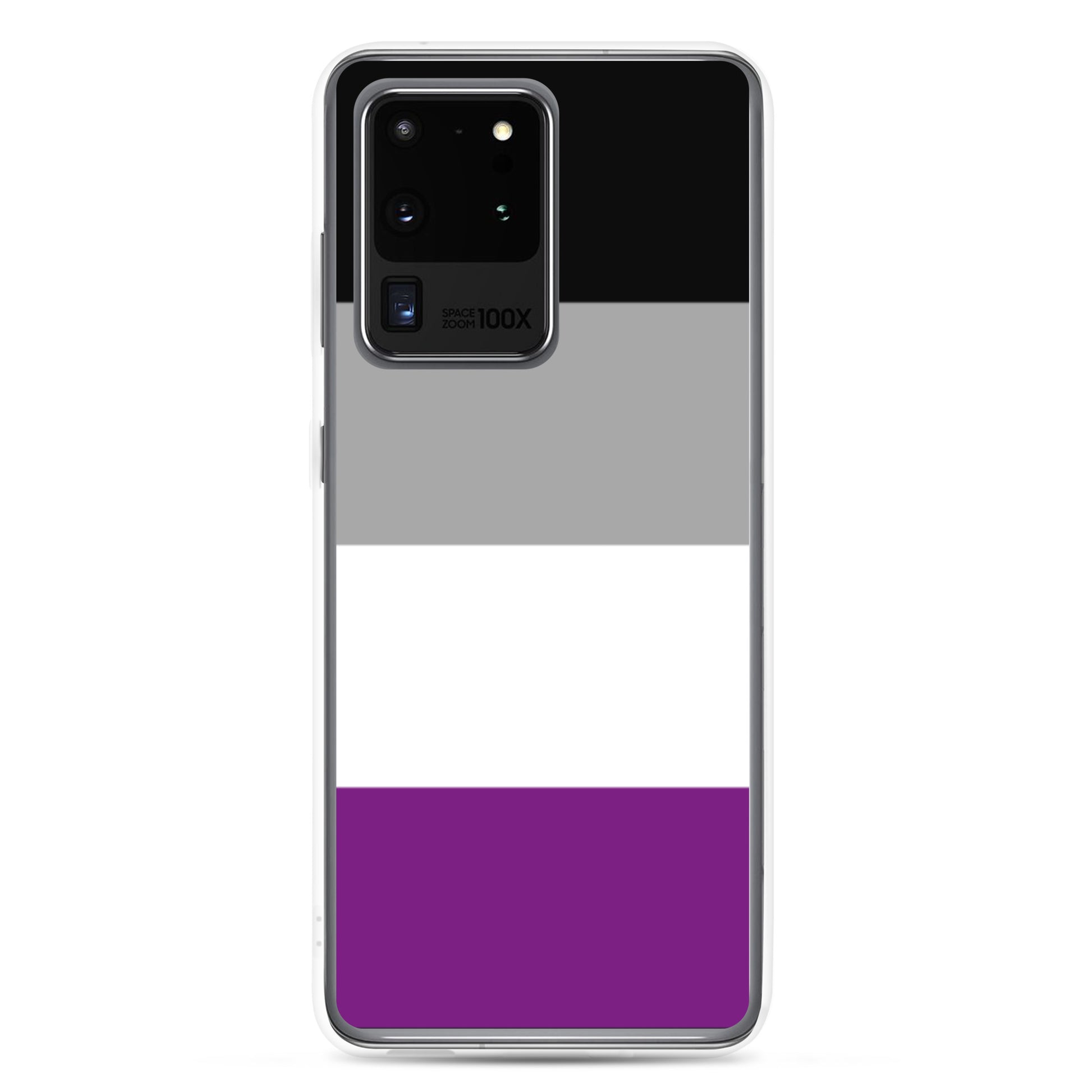 Asexual Ace Pride Samsung Galaxy Cell Phone Case Samsung Galaxy S20 Ultra Asexual clear-case-for-samsung-samsung-galaxy-s20-ultra-case-on-phone-640a9b915c0b9