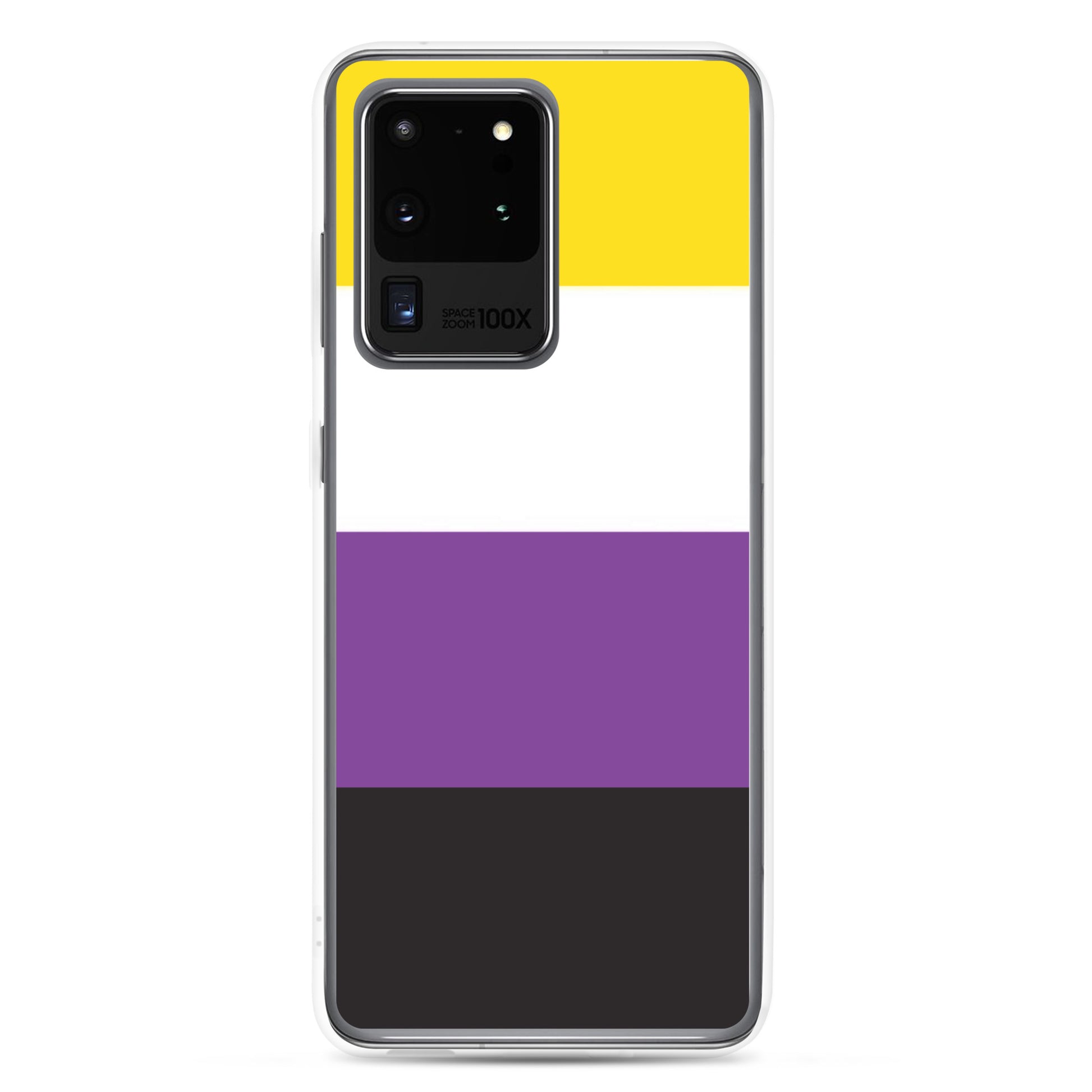 Nonbinary Enby Pride Flag Samsung Galaxy Cell Phone Case Samsung Galaxy S20 Ultra Nonbinary clear-case-for-samsung-samsung-galaxy-s20-ultra-case-on-phone-640a9f2d15562