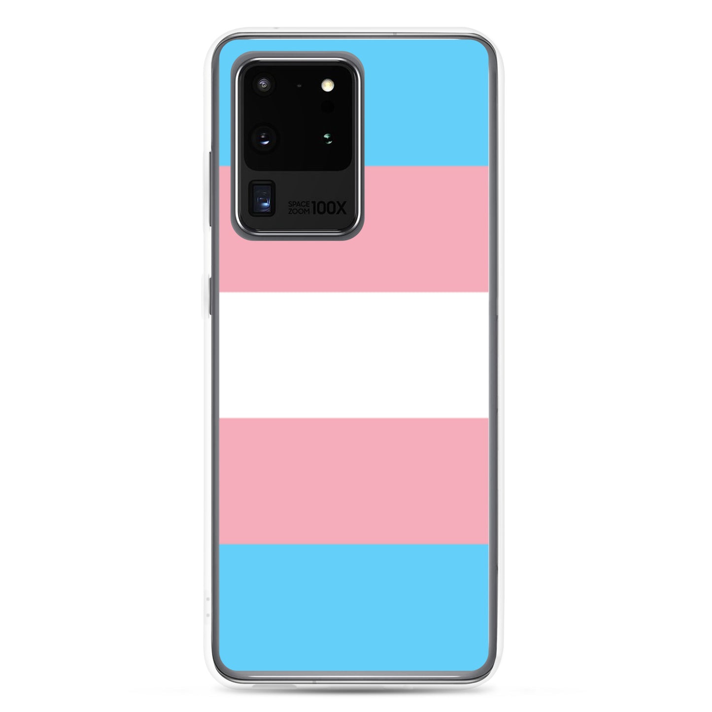 Transgender Trans Pride Flag Samsung Galaxy Cell Phone Case Samsung Galaxy S20 Ultra Transgender clear-case-for-samsung-samsung-galaxy-s20-ultra-case-on-phone-640aa2618e618