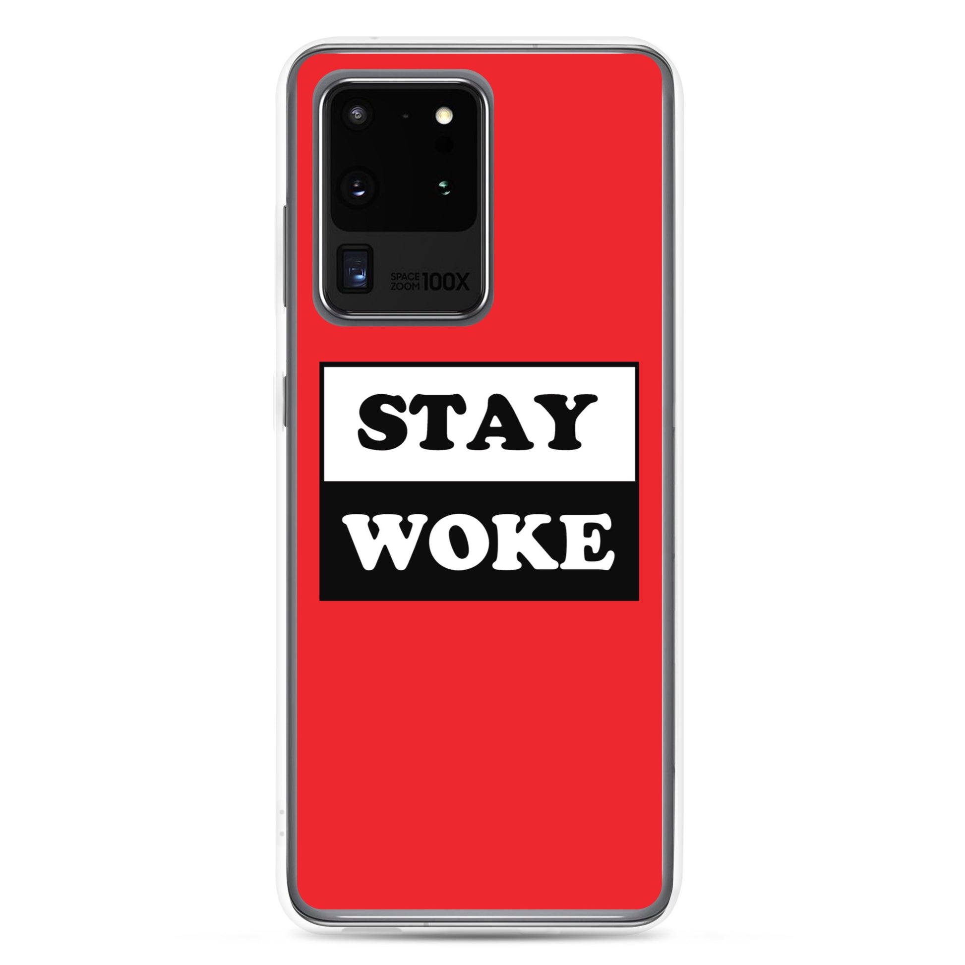 Stay Woke Samsung Galaxy Cell Phone Case Samsung Galaxy S20 Ultra clear-case-for-samsung-samsung-galaxy-s20-ultra-case-on-phone-641263000b7ea