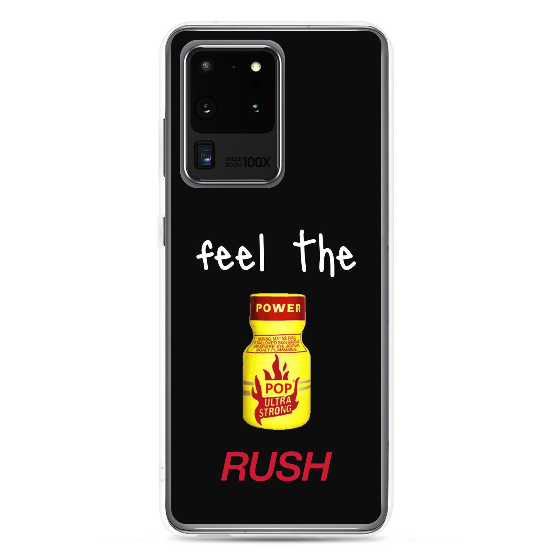 Feel The Rush Samsung Galaxy Cell Phone Case Samsung Galaxy S20 Ultra clear-case-for-samsung-samsung-galaxy-s20-ultra-case-on-phone-6412772f43e68