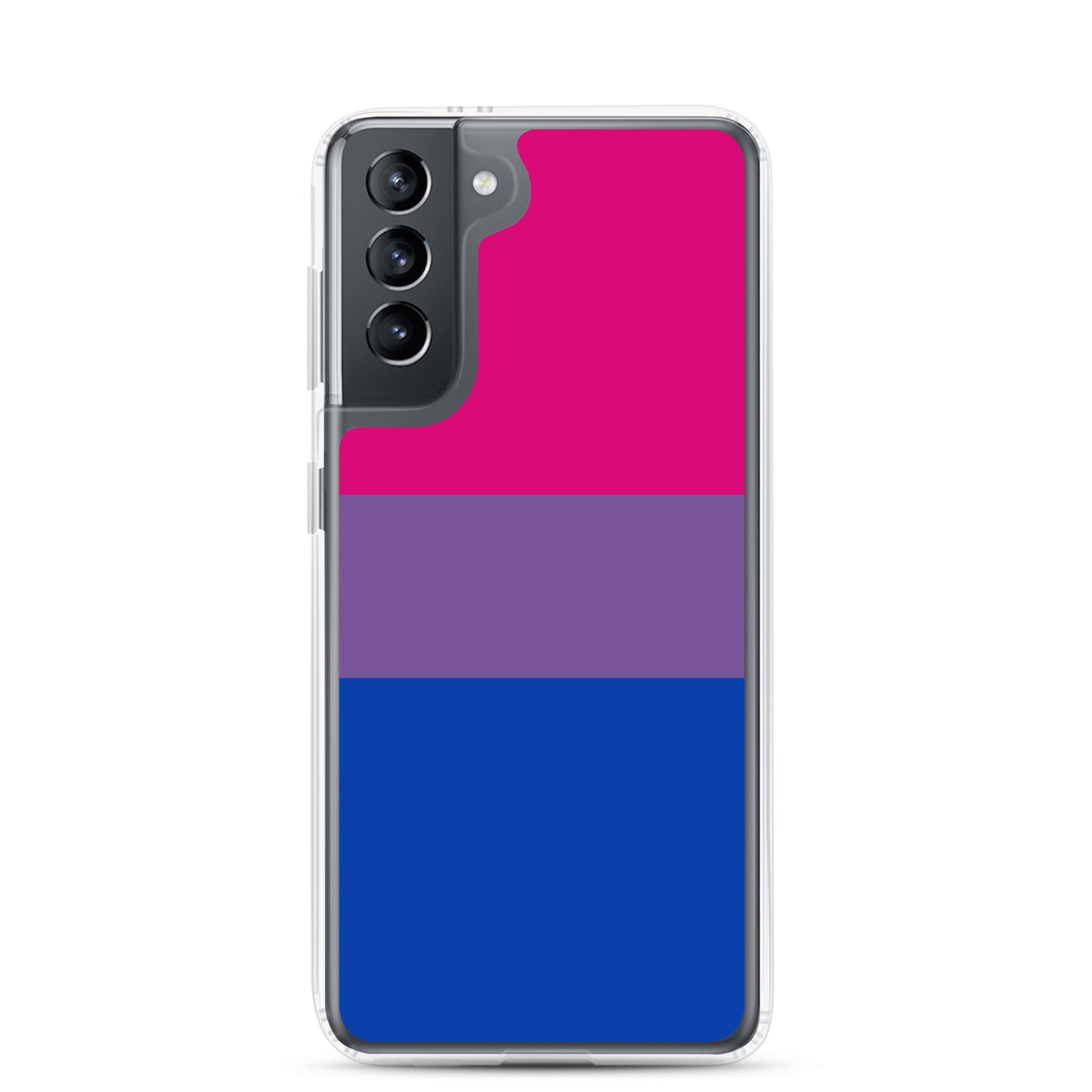 Bisexual Bi Pride Samsung Galaxy Cell Phone Case Samsung Galaxy S21 Bisexual clear-case-for-samsung-samsung-galaxy-s21-case-on-phone-640a9ac71c794