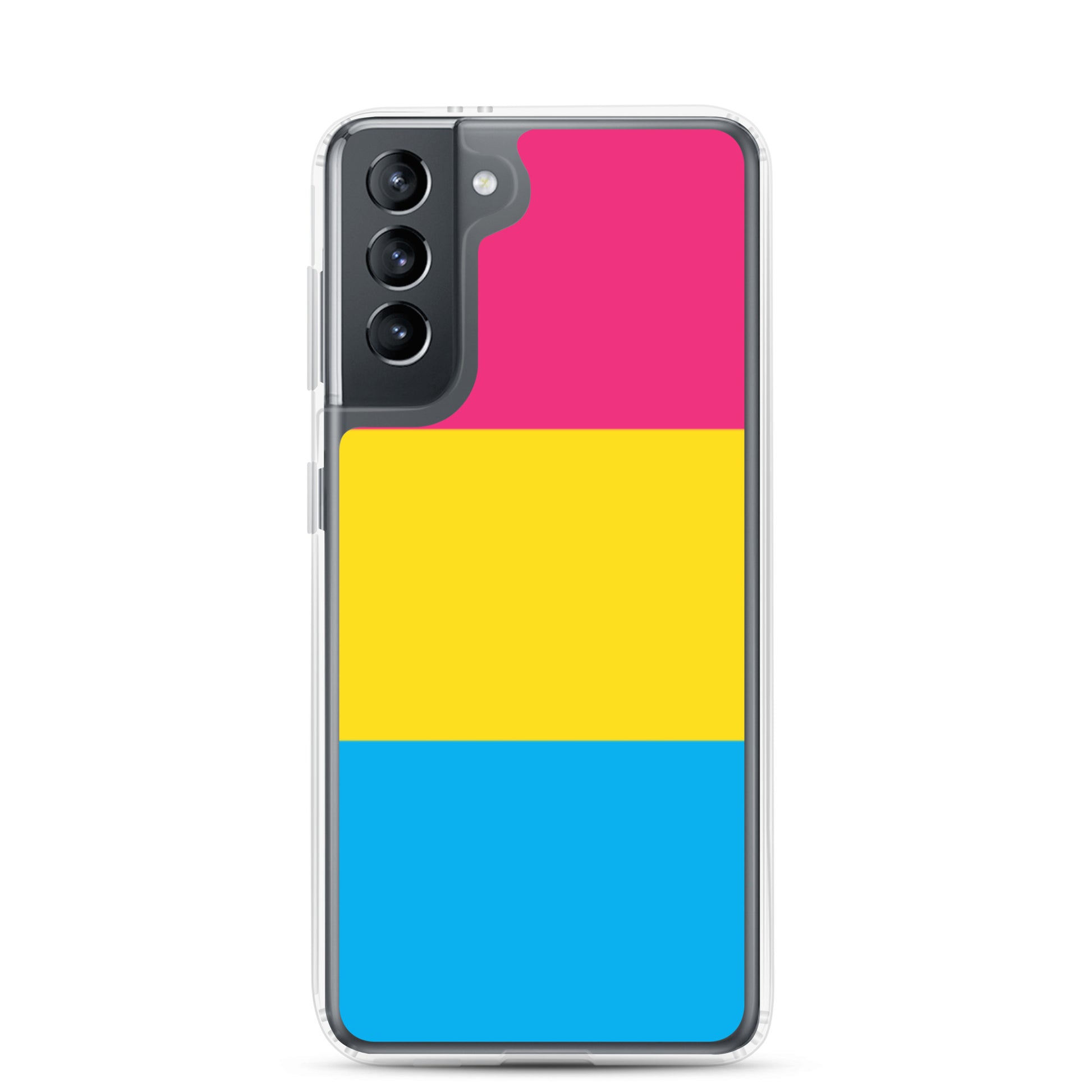 Pansexual Pan Pride Flag Samsung Galaxy Cell Phone Case Samsung Galaxy S21 Pansexual clear-case-for-samsung-samsung-galaxy-s21-case-on-phone-640a9fc6c9847