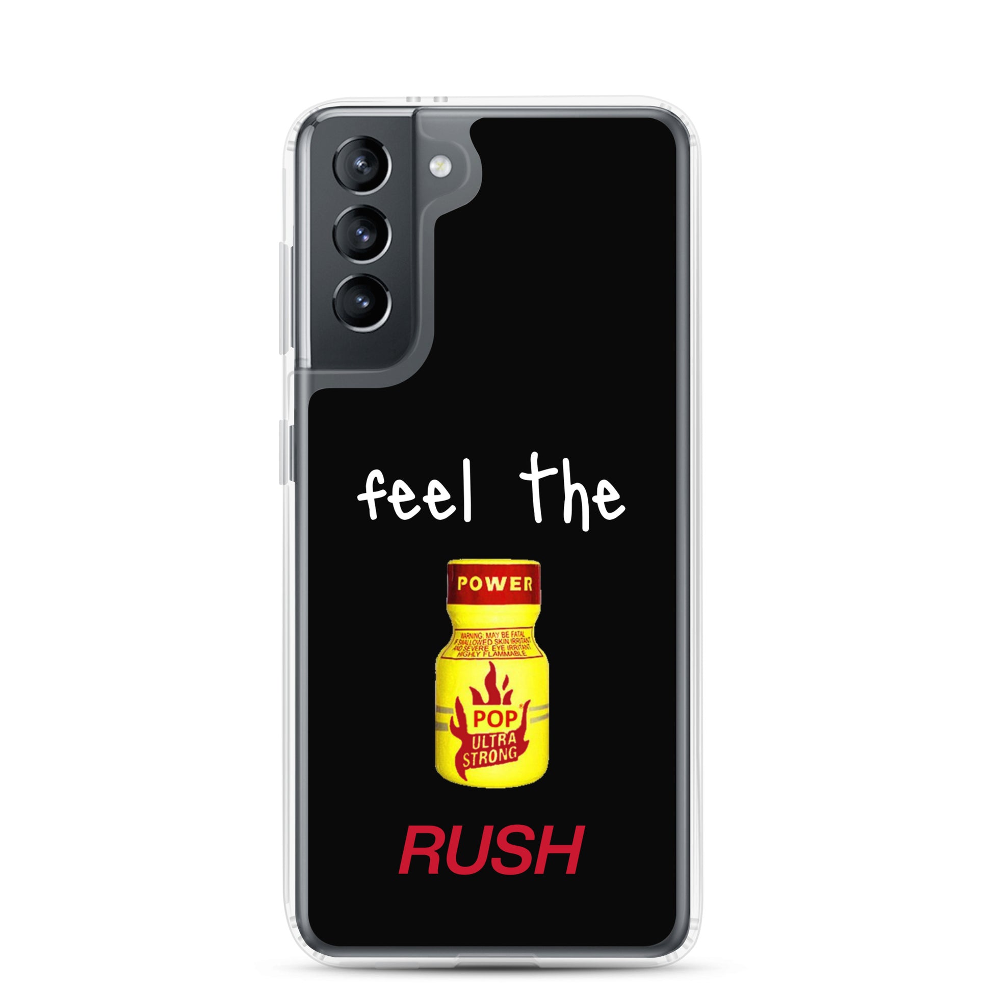 Feel The Rush Samsung Galaxy Cell Phone Case Samsung Galaxy S21 clear-case-for-samsung-samsung-galaxy-s21-case-on-phone-6412772f43f75