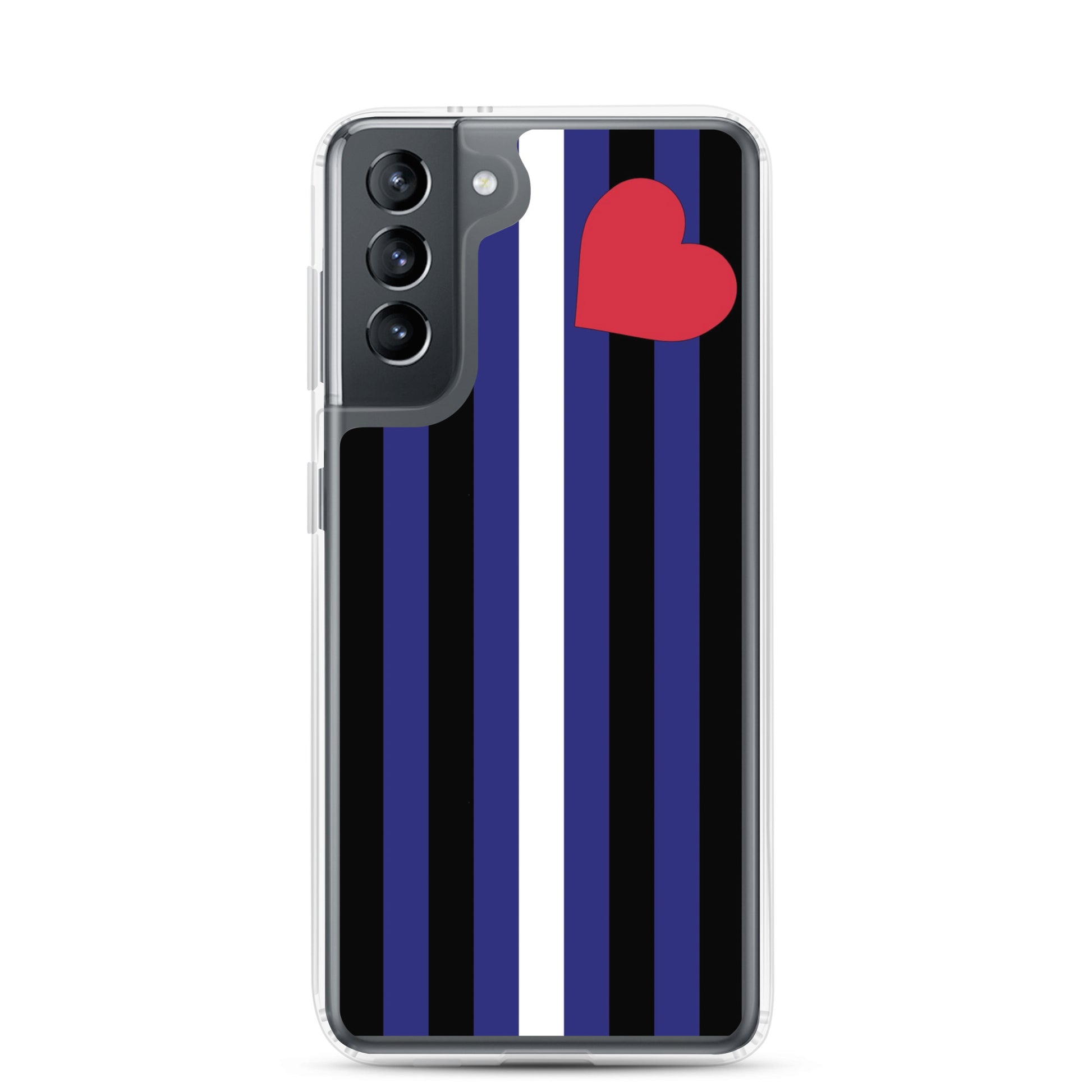 Leather Pride Flag Samsung Galaxy Cell Phone Case Samsung Galaxy S21 clear-case-for-samsung-samsung-galaxy-s21-case-on-phone-642396e0ea822