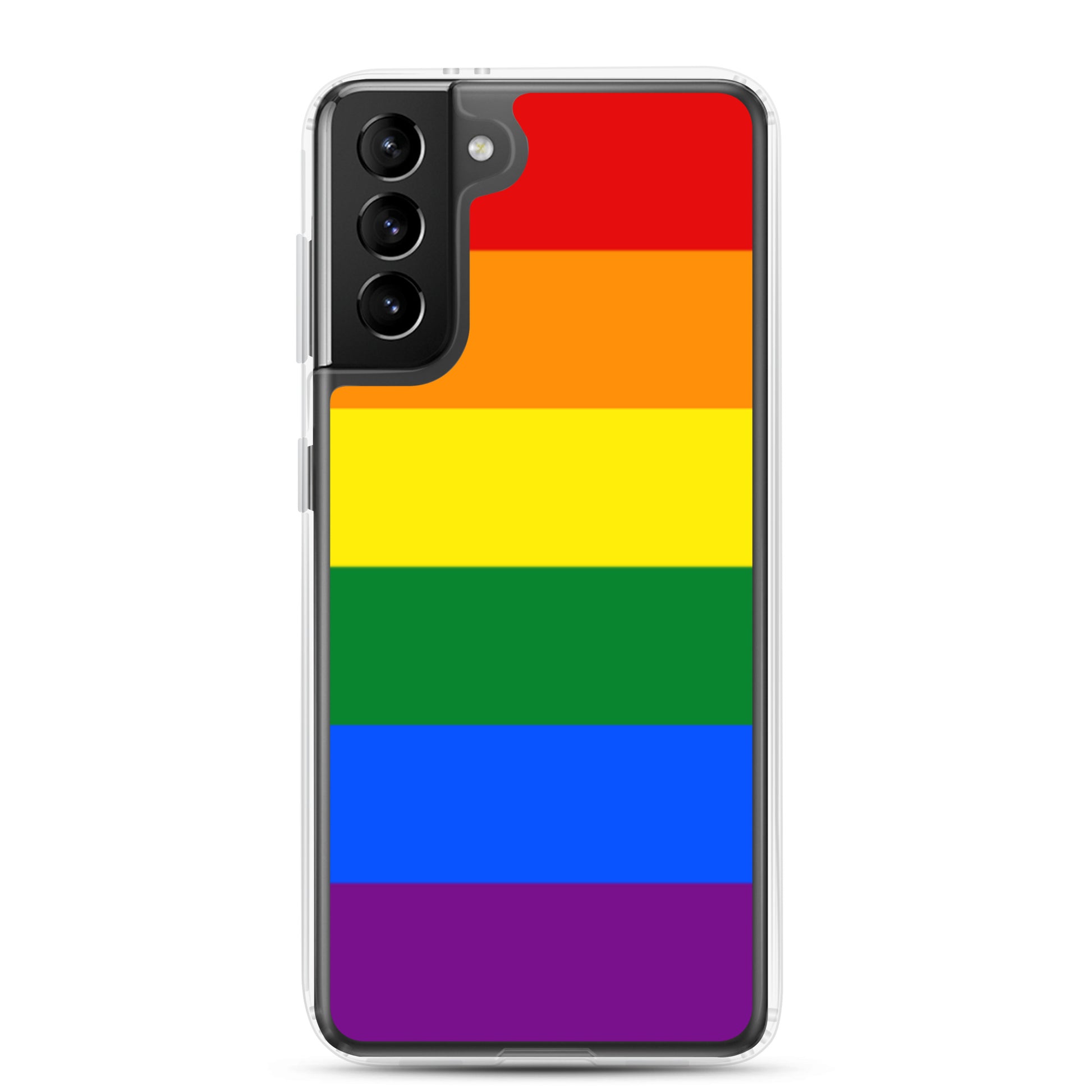 LGBTQ Pride Flag Samsung Galaxy Phone Case Samsung Galaxy S21 Plus Pride clear-case-for-samsung-samsung-galaxy-s21-plus-case-on-phone-640a98e2084a5