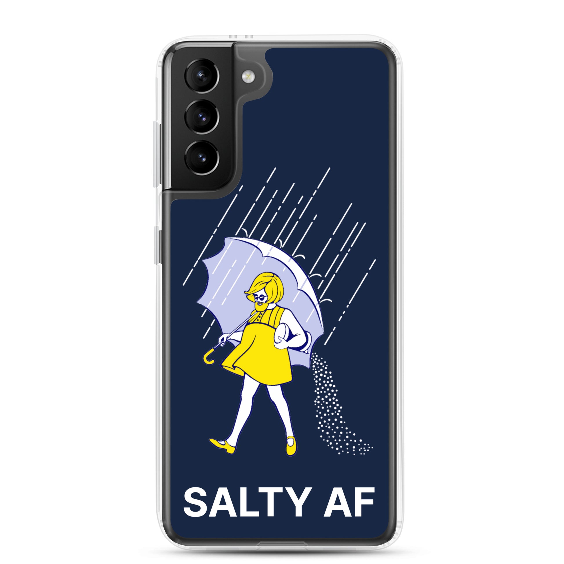 Salty AF Samsung Galaxy Cell Phone Case Samsung Galaxy S21 Plus clear-case-for-samsung-samsung-galaxy-s21-plus-case-on-phone-64125b85406cd