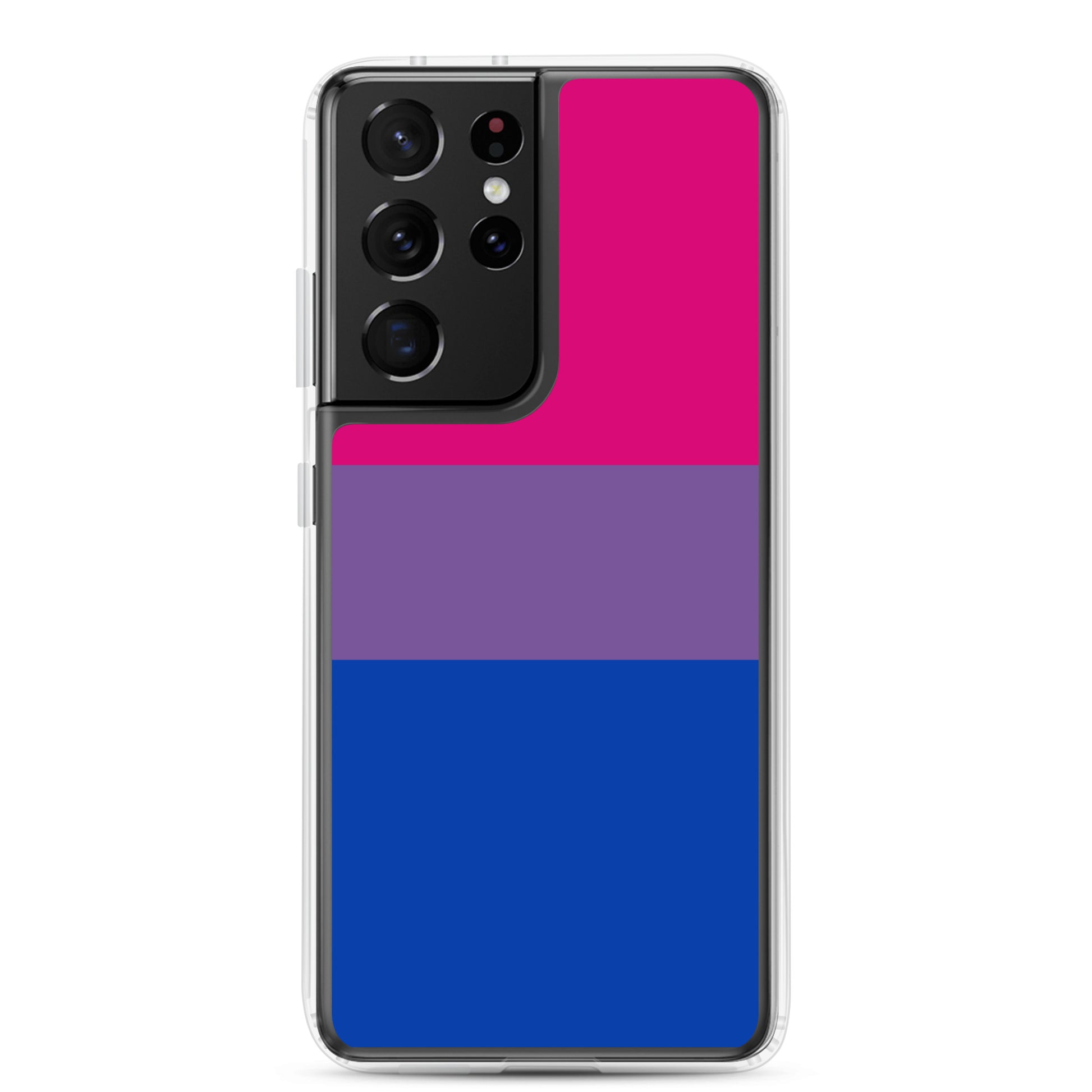 Bisexual Bi Pride Samsung Galaxy Cell Phone Case Samsung Galaxy S21 Ultra Bisexual clear-case-for-samsung-samsung-galaxy-s21-ultra-case-on-phone-640a9ac71c7fd