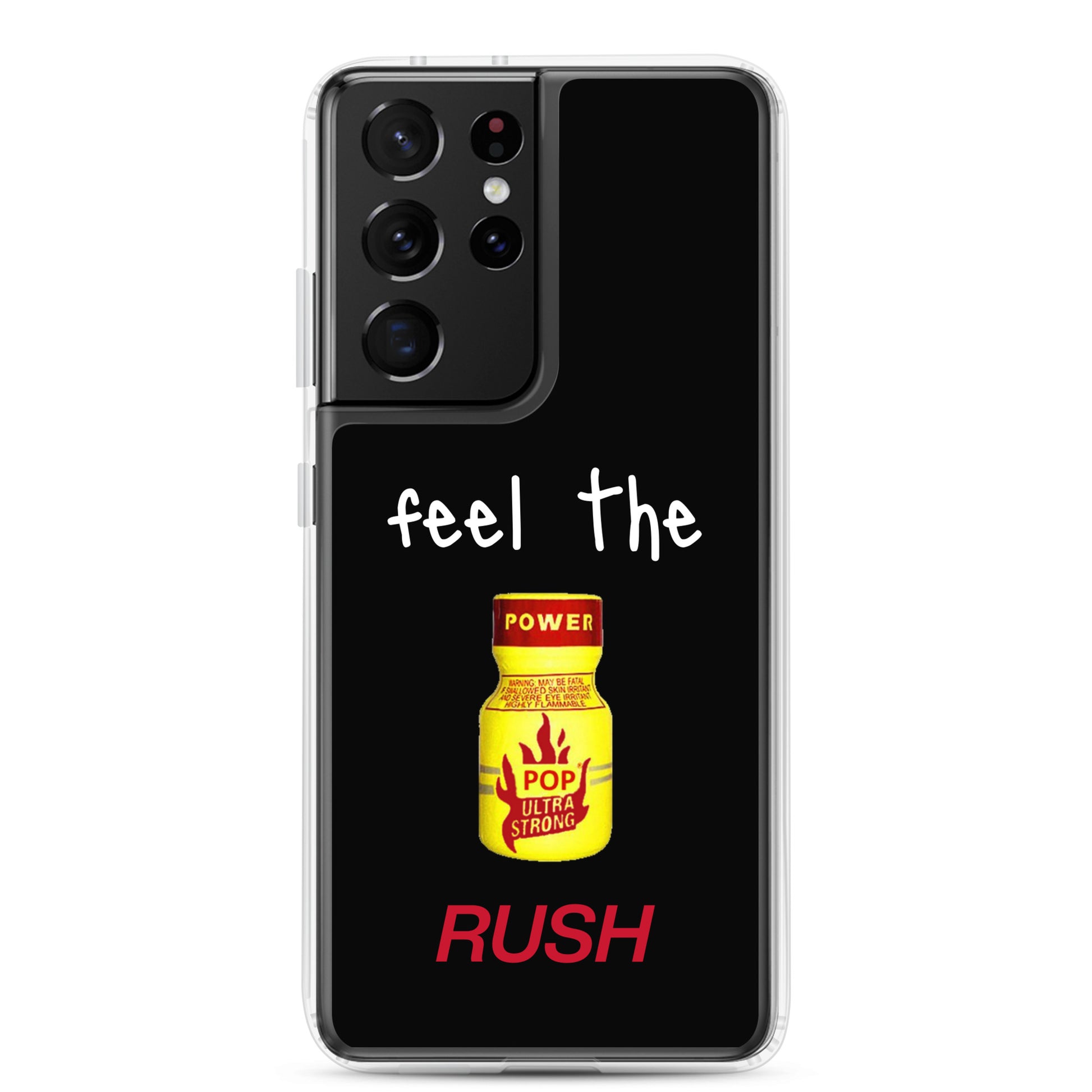 Feel The Rush Samsung Galaxy Cell Phone Case Samsung Galaxy S21 Ultra clear-case-for-samsung-samsung-galaxy-s21-ultra-case-on-phone-6412772f4419b