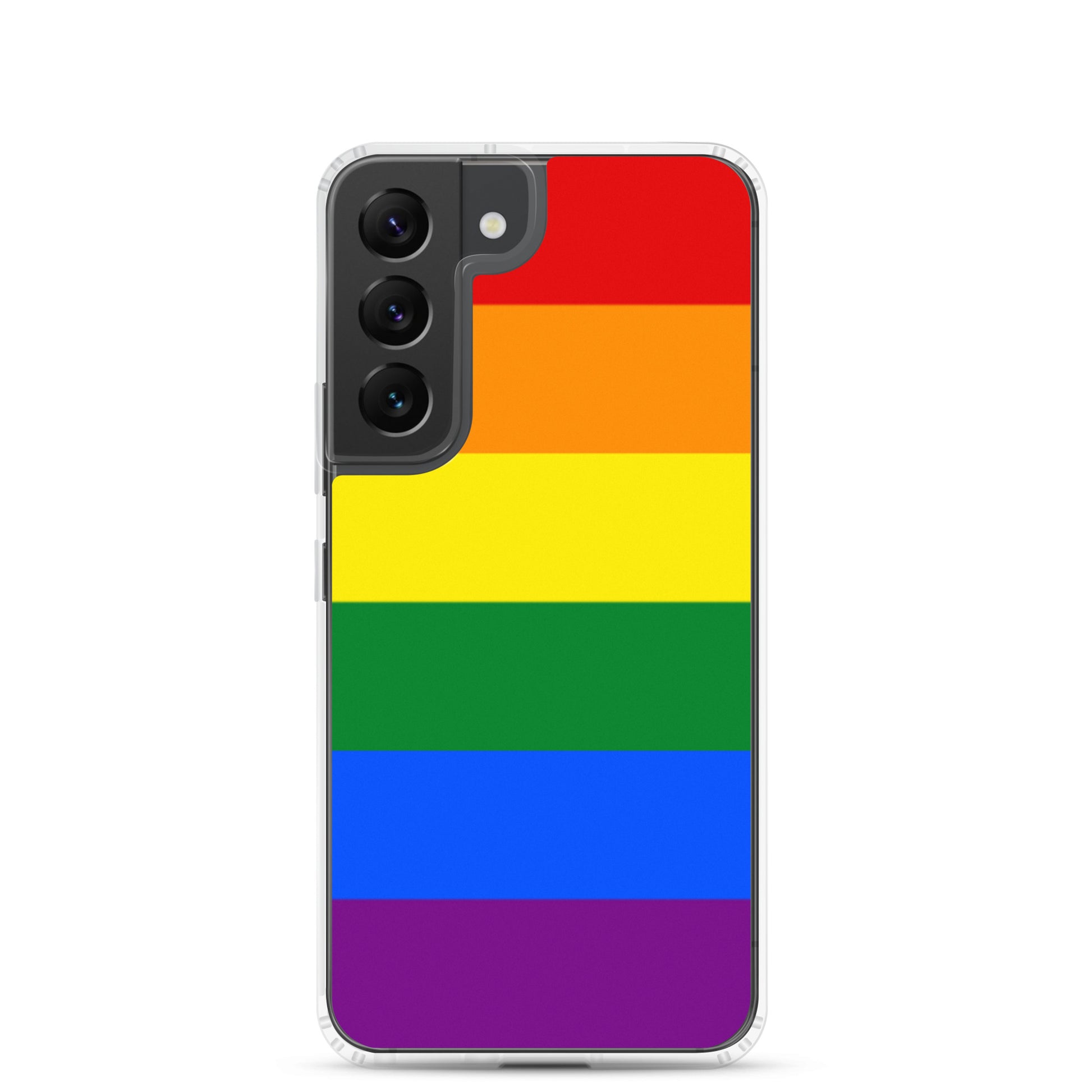 LGBTQ Pride Flag Samsung Galaxy Phone Case Samsung Galaxy S22 Pride clear-case-for-samsung-samsung-galaxy-s22-case-on-phone-640a98e208568