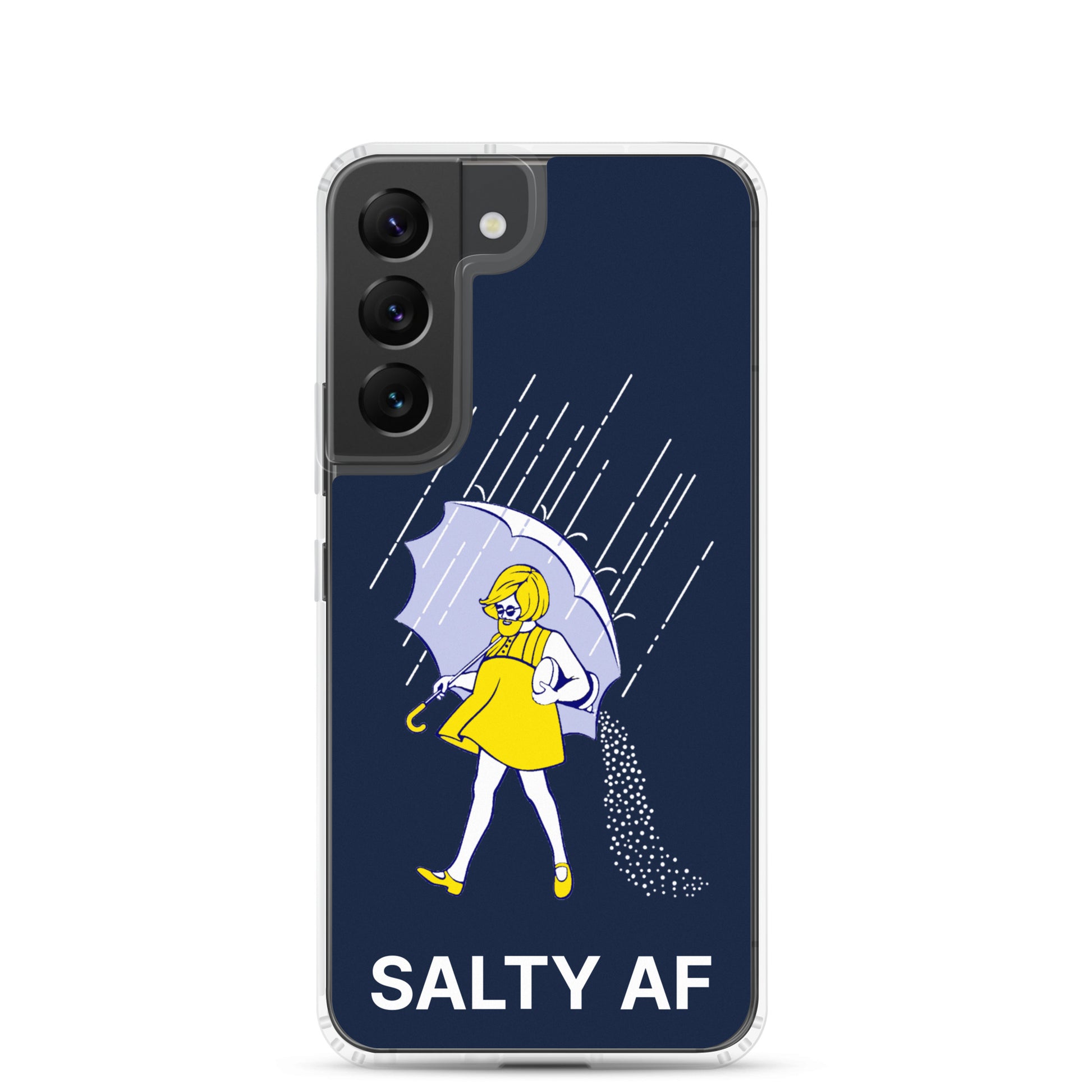 Salty AF Samsung Galaxy Cell Phone Case Samsung Galaxy S22 clear-case-for-samsung-samsung-galaxy-s22-case-on-phone-64125b85407fa