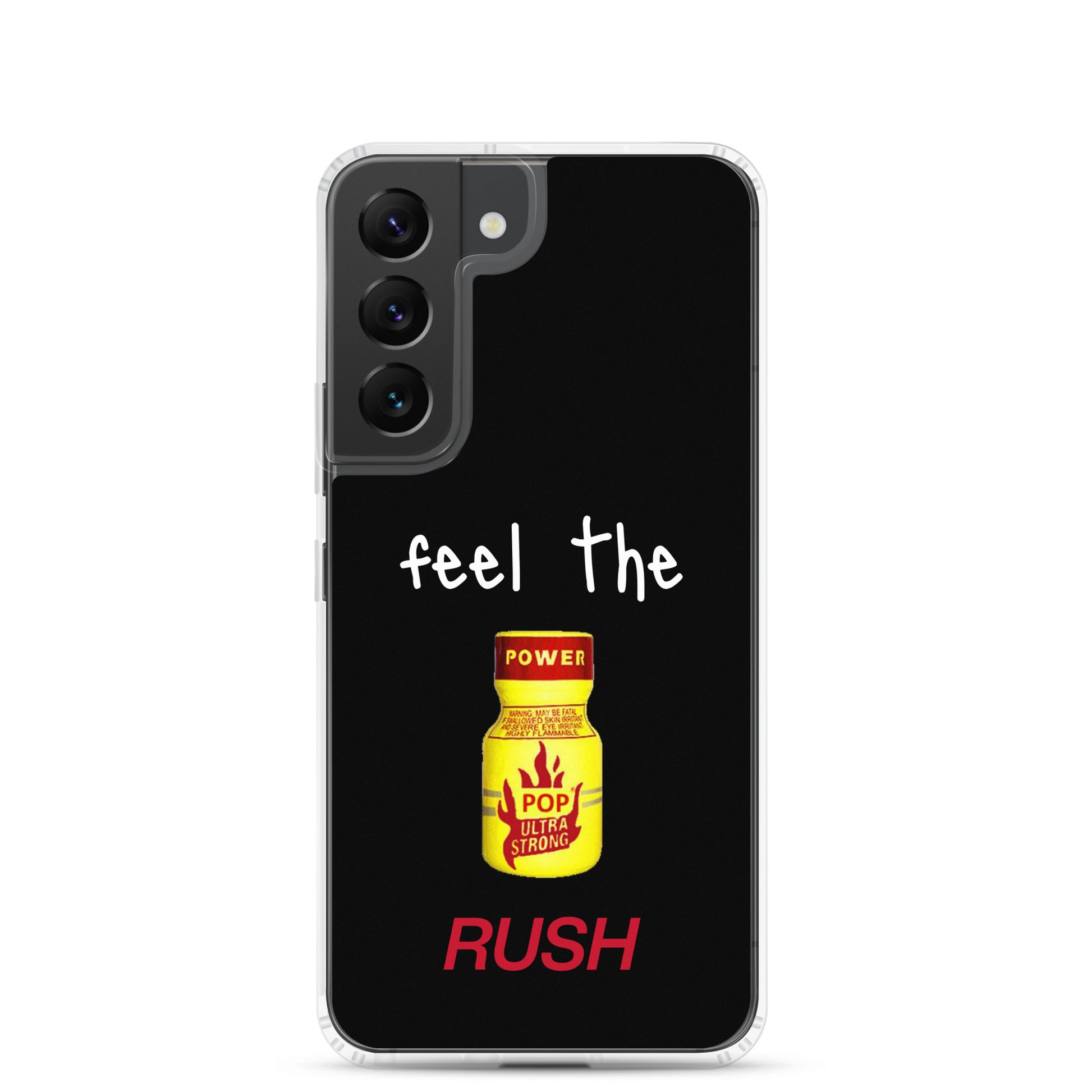 Feel The Rush Samsung Galaxy Cell Phone Case Samsung Galaxy S22 clear-case-for-samsung-samsung-galaxy-s22-case-on-phone-6412772f44289