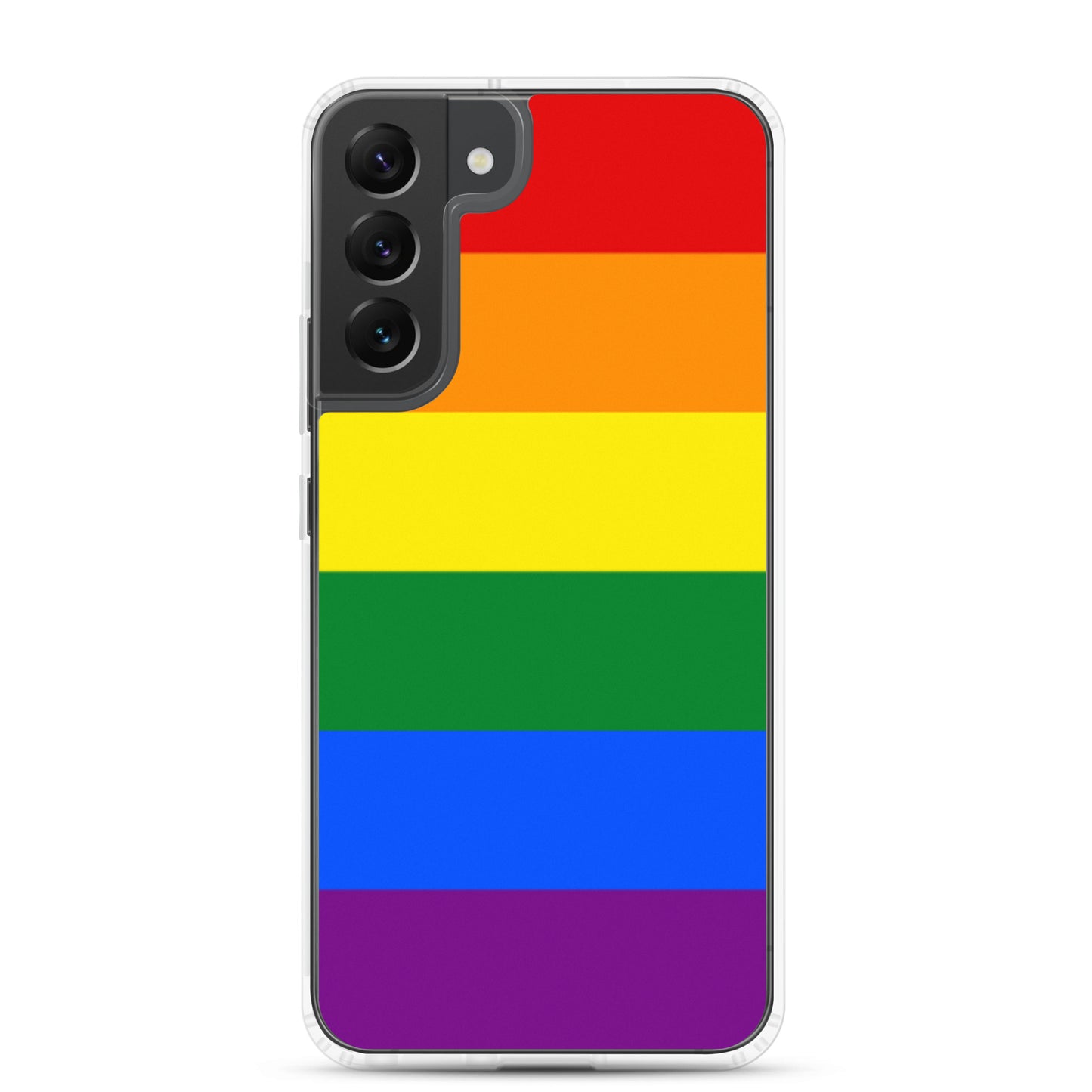 LGBTQ Pride Flag Samsung Galaxy Phone Case Samsung Galaxy S22 Plus Pride clear-case-for-samsung-samsung-galaxy-s22-plus-case-on-phone-640a98e2085c4