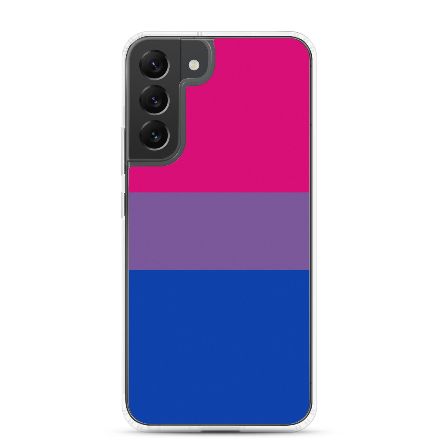 Bisexual Bi Pride Samsung Galaxy Cell Phone Case Samsung Galaxy S22 Plus Bisexual clear-case-for-samsung-samsung-galaxy-s22-plus-case-on-phone-640a9ac71c865