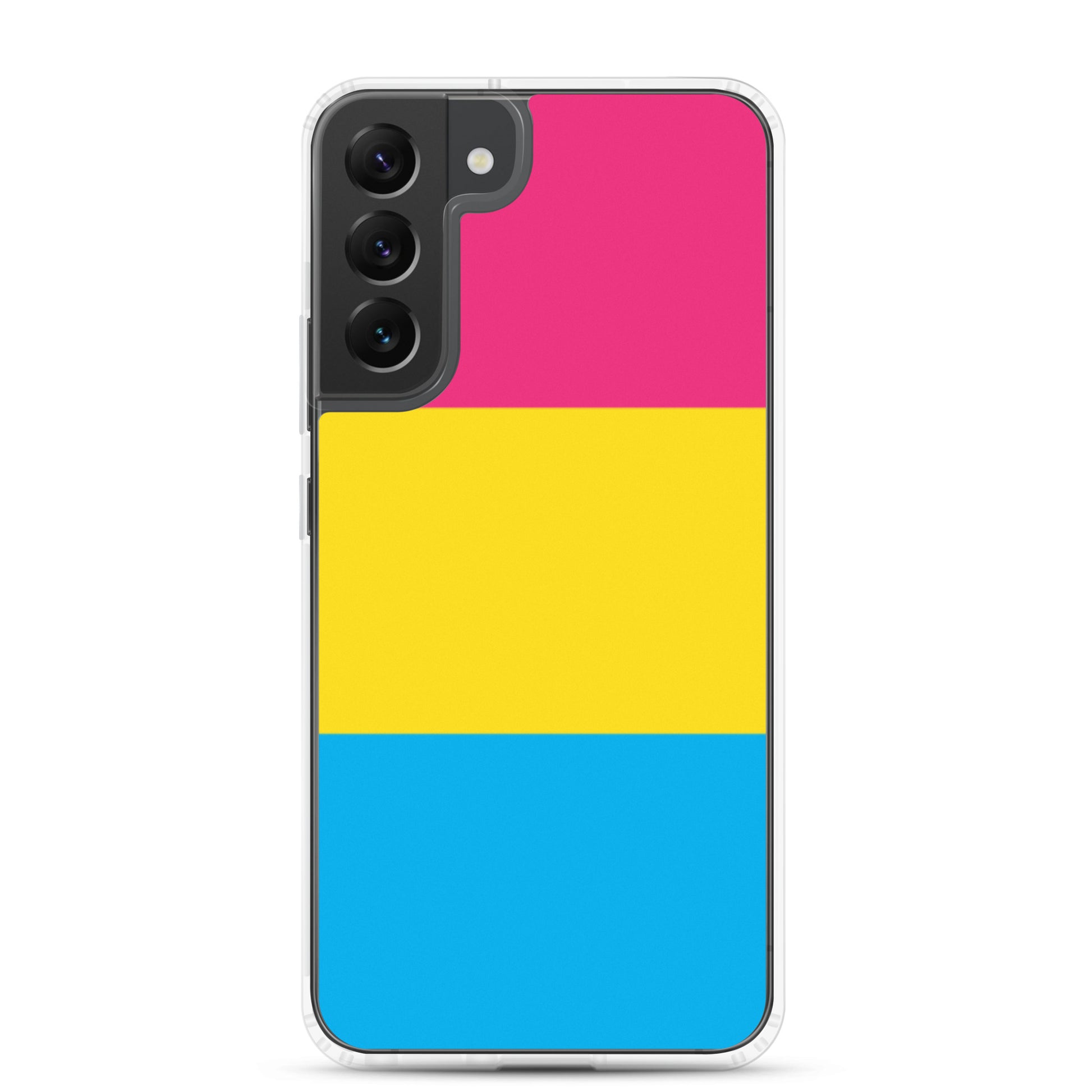 Pansexual Pan Pride Flag Samsung Galaxy Cell Phone Case Samsung Galaxy S22 Plus Pansexual clear-case-for-samsung-samsung-galaxy-s22-plus-case-on-phone-640a9fc6c99b2