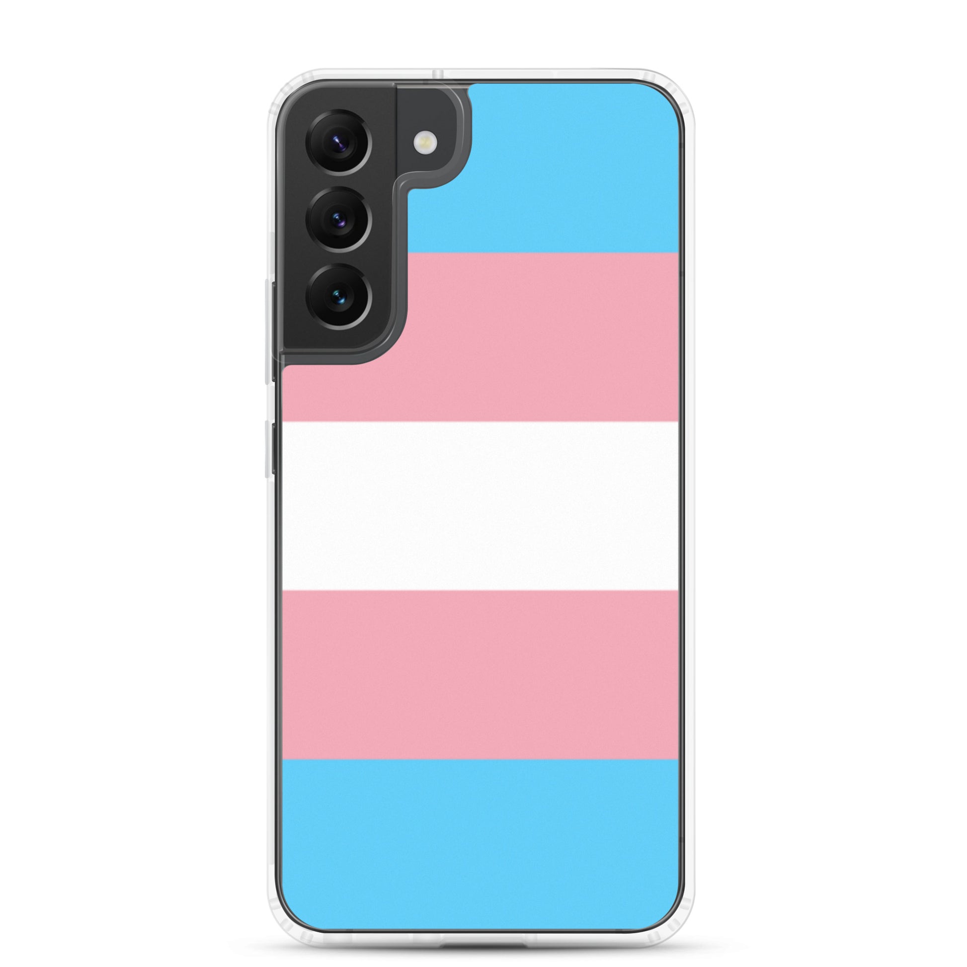 Transgender Trans Pride Flag Samsung Galaxy Cell Phone Case Samsung Galaxy S22 Plus Transgender clear-case-for-samsung-samsung-galaxy-s22-plus-case-on-phone-640aa2618e712