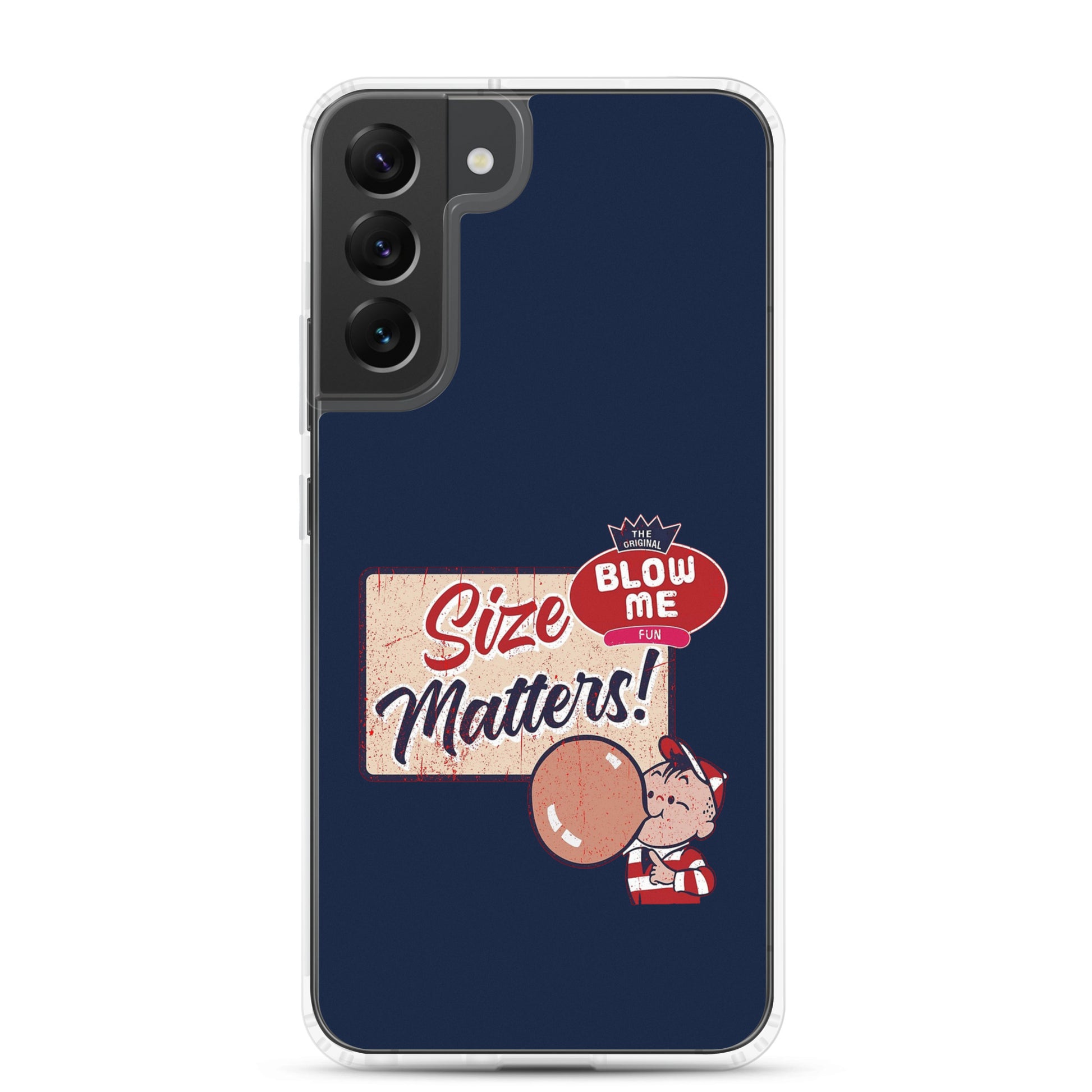 Size Matters Samsung Galaxy Phone Case Samsung Galaxy S22 Plus clear-case-for-samsung-samsung-galaxy-s22-plus-case-on-phone-6412557f0dc1d