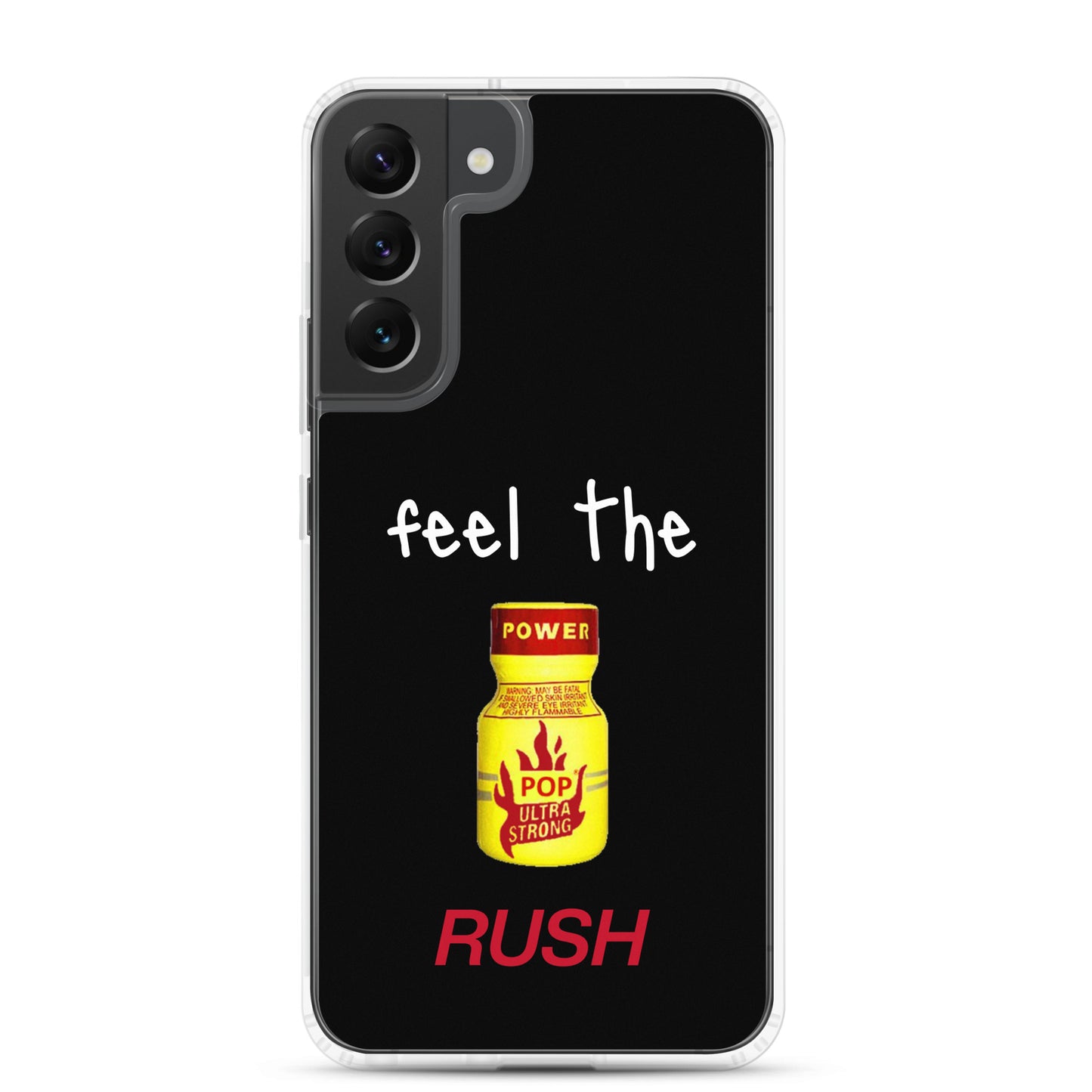 Feel The Rush Samsung Galaxy Cell Phone Case Samsung Galaxy S22 Plus clear-case-for-samsung-samsung-galaxy-s22-plus-case-on-phone-6412772f44387