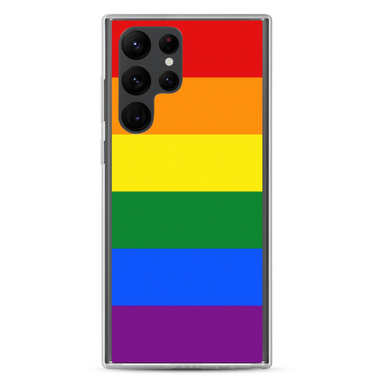 LGBTQ Pride Flag Samsung Galaxy Phone Case Samsung Galaxy S22 Ultra Pride clear-case-for-samsung-samsung-galaxy-s22-ultra-case-on-phone-640a98e20861f