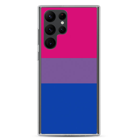 Bisexual Bi Pride Samsung Galaxy Cell Phone Case Samsung Galaxy S22 Ultra Bisexual clear-case-for-samsung-samsung-galaxy-s22-ultra-case-on-phone-640a9ac71c898