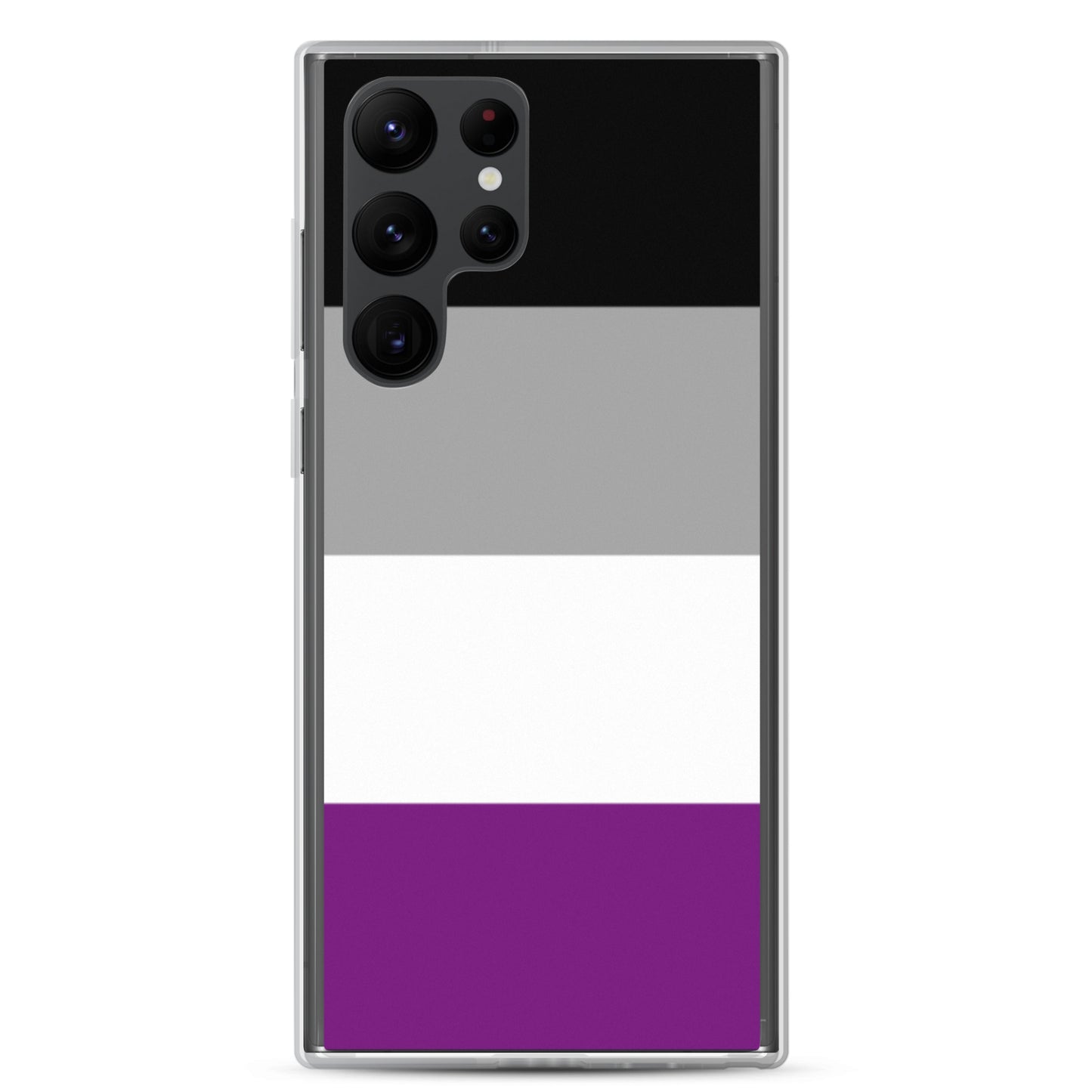 Asexual Ace Pride Samsung Galaxy Cell Phone Case Samsung Galaxy S22 Ultra Asexual clear-case-for-samsung-samsung-galaxy-s22-ultra-case-on-phone-640a9b915c1f4